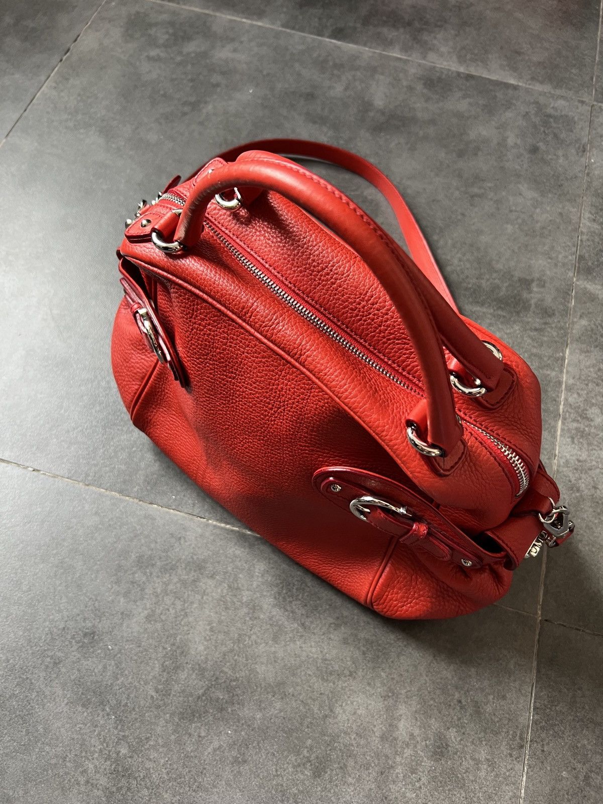 Salvatore Ferragamo × Vintage Salvatore Ferragamo Leather red bag Size ONE SIZE - 4 Thumbnail