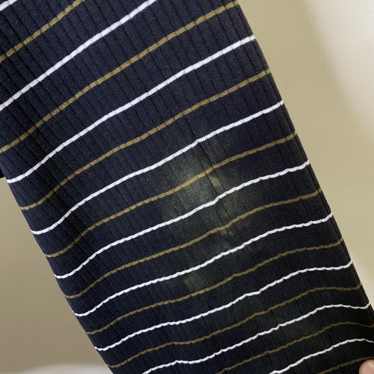 Burberry × Vintage Burberry Golf Blue Label Stripes Polo T Shirt Size US S / EU 44-46 / 1 - 7 Thumbnail