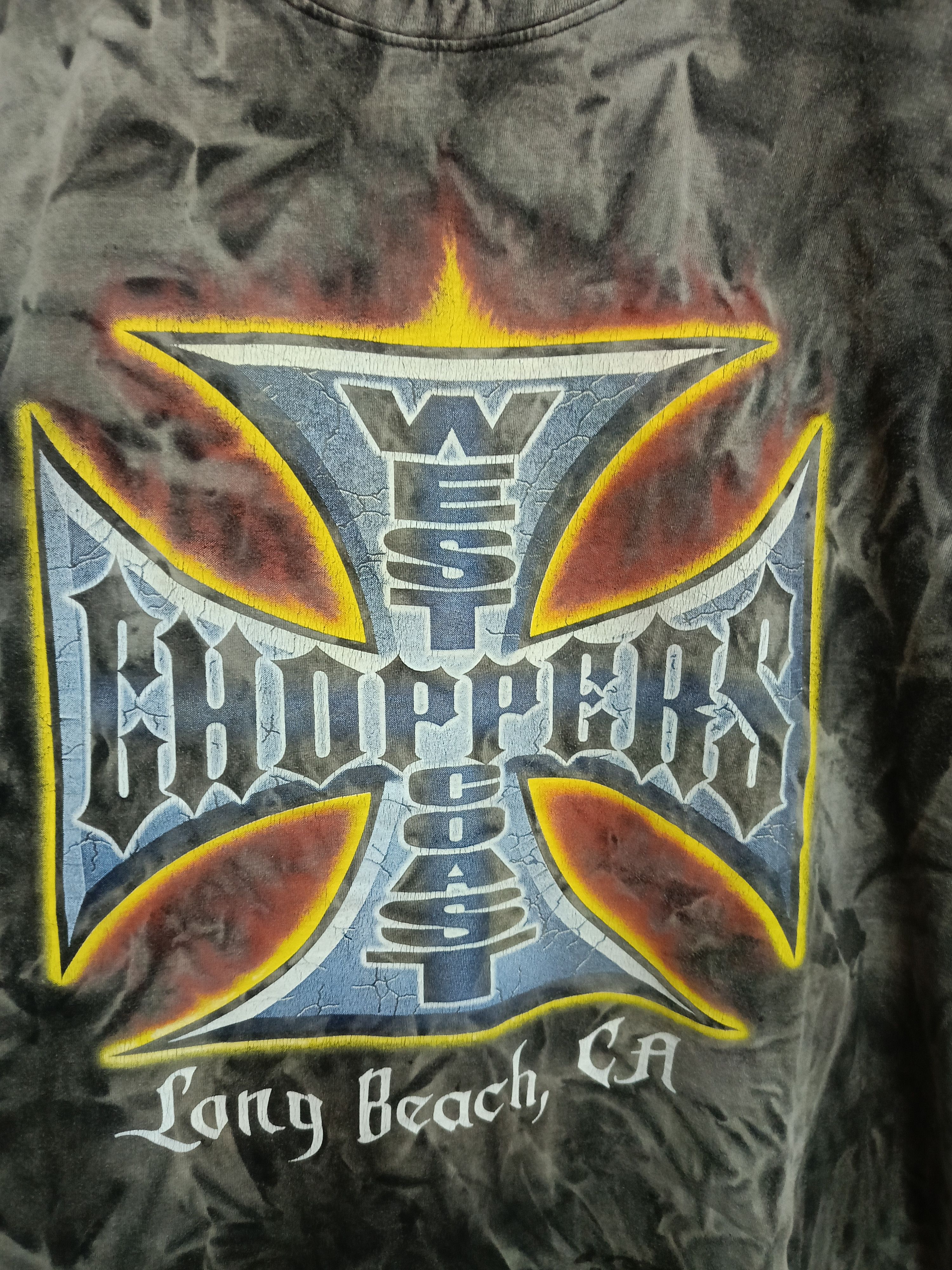 West Coast Choppers Vtg West Coast Choppers Tie dye Size US XL / EU 56 / 4 - 3 Thumbnail