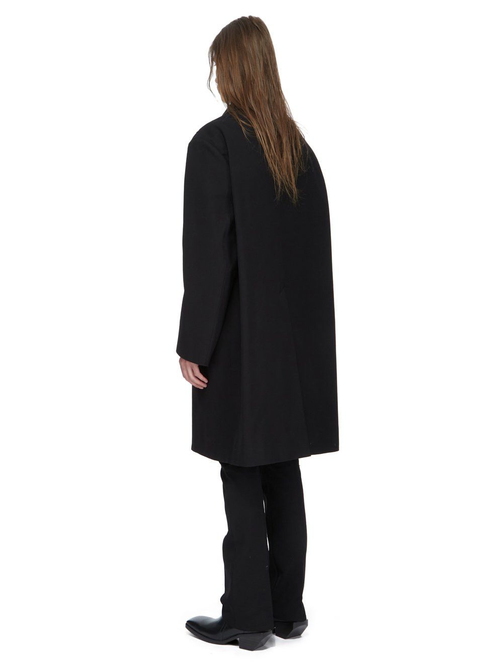 Rick Owens o1s1v1n0724 Coat in Black Size US L / EU 52-54 / 3 - 3 Thumbnail