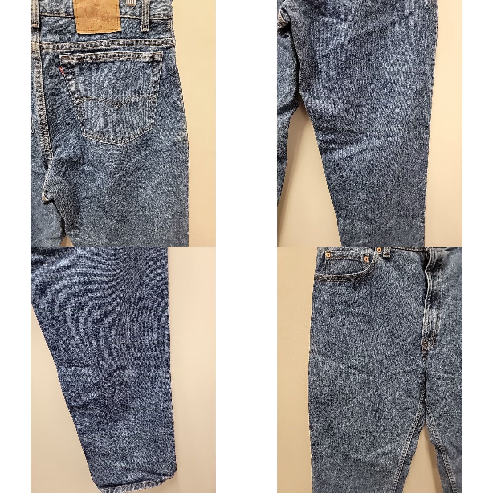 Levi's VINTAGE Levi's 550 Jeans Mens Relaxed Fit Blue Denim 38x32 5-Pocket Design Distressed Size US 38 / EU 54 - 8 Thumbnail