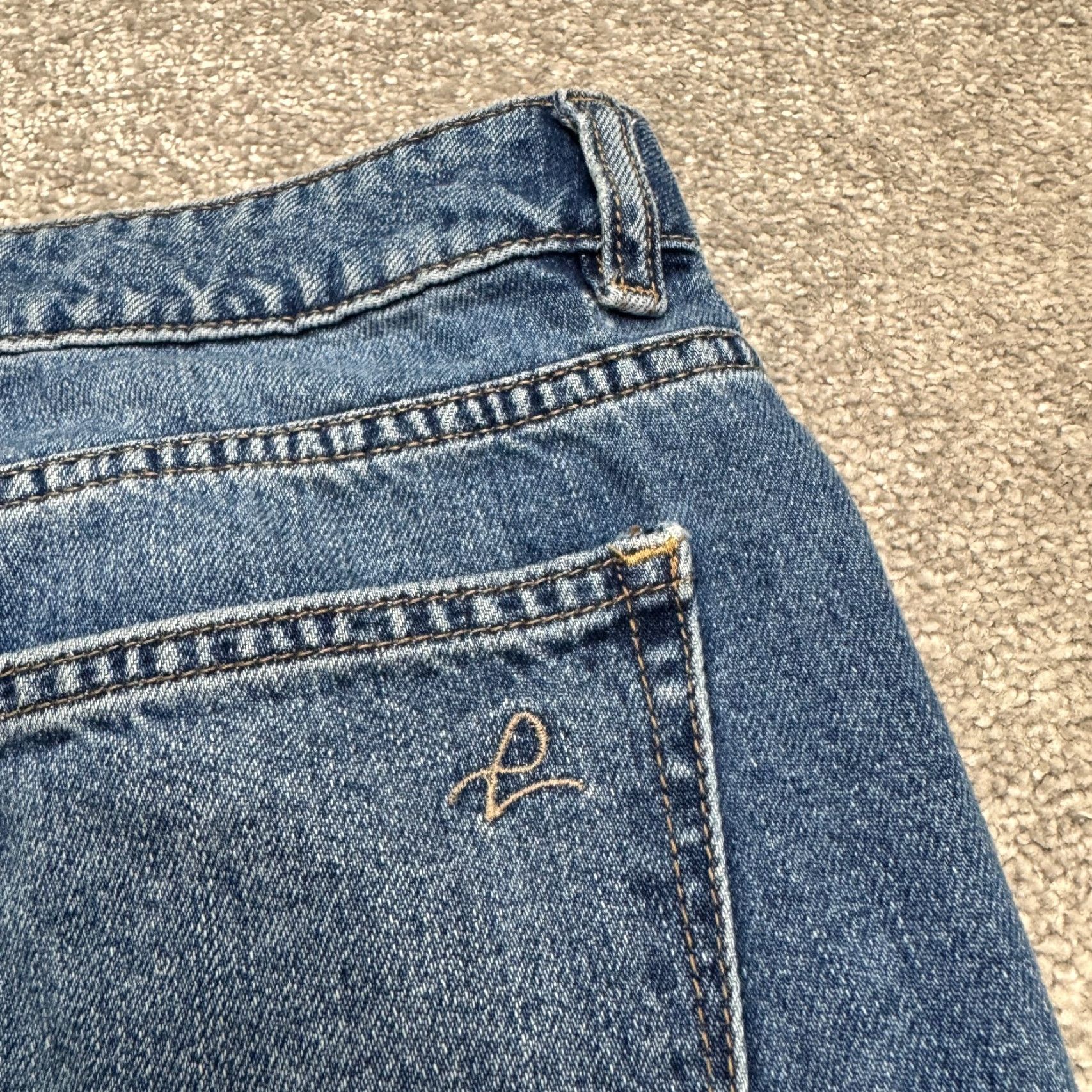 DL1961 DL1961 Jerry Dalida High Rise Vintage Straight Denim Jeans Womens 26 Perfect Fit Size 26" / US 2 / IT 38 - 5 Thumbnail