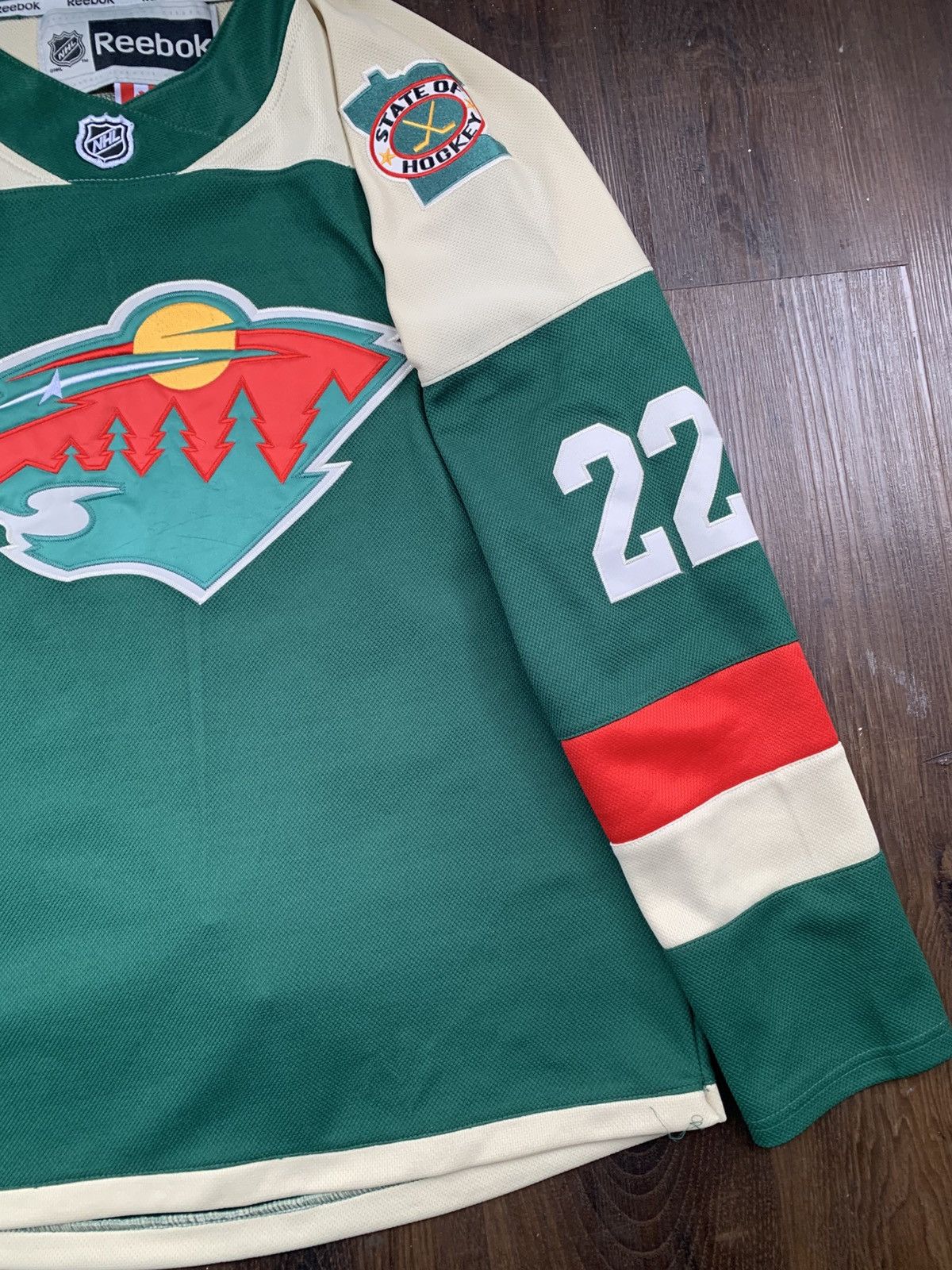 Reebok Nino Niederreiter Minnesota Wild Reebok Edge Jersey Size US M / EU 48-50 / 2 - 14 Thumbnail