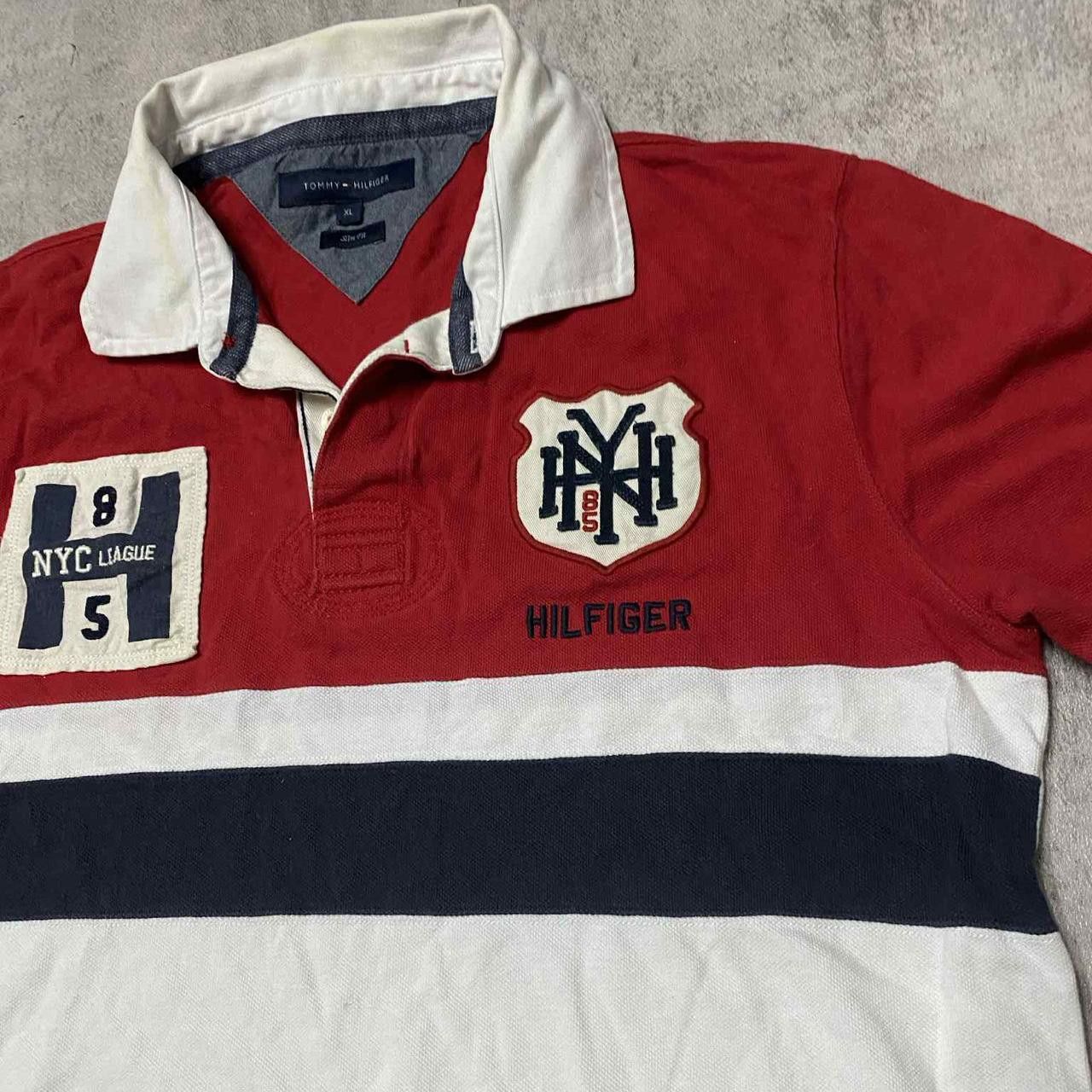 Tommy Hilfiger Tommy Hilfiger red and white polo shirt #poloshirt Size US XL / EU 56 / 4 - 2 Thumbnail
