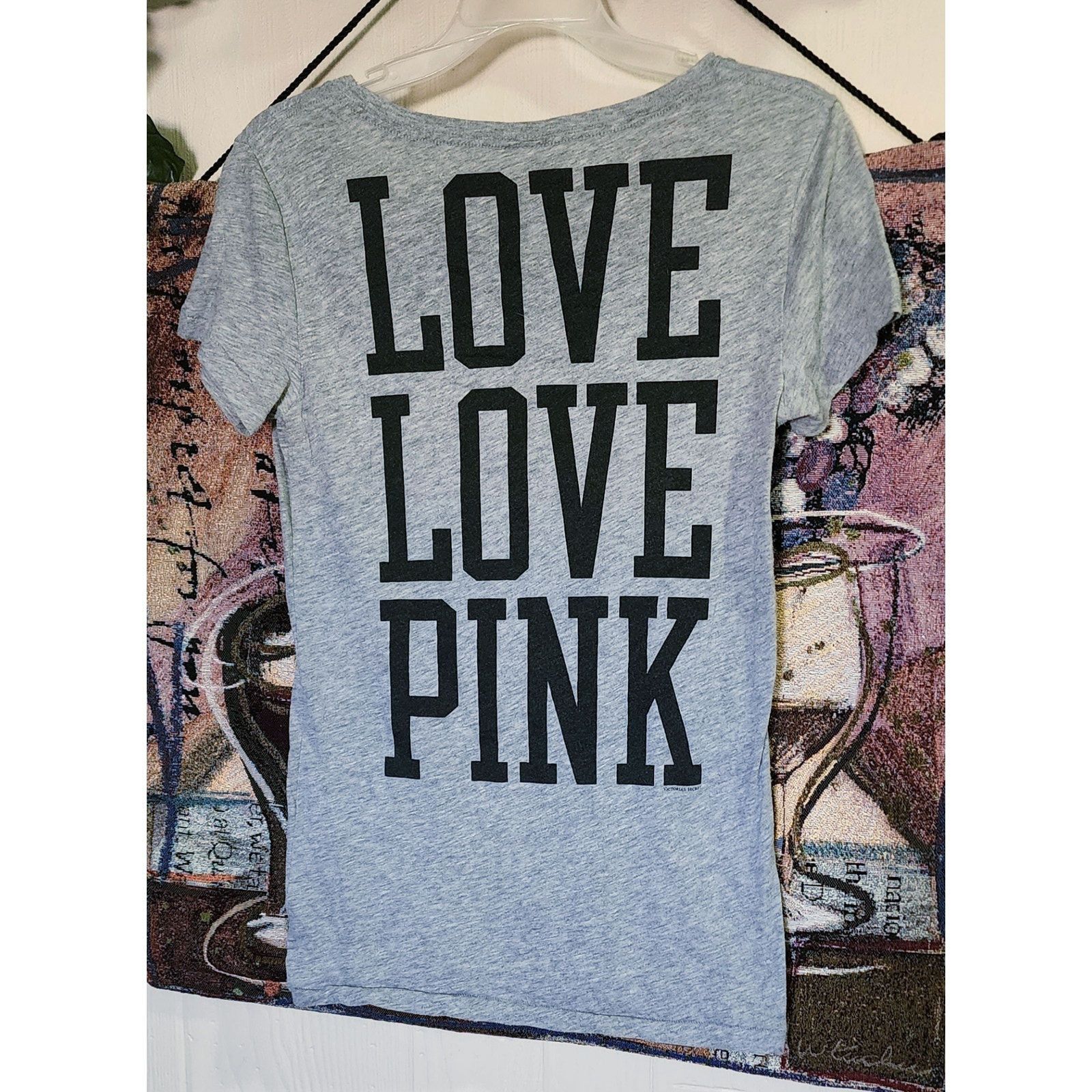 Victoria's Secret Victoria’s Secret PINK Logo "Love Pink 89" gray size S/P Size S / US 4 / IT 40 - 2 Thumbnail