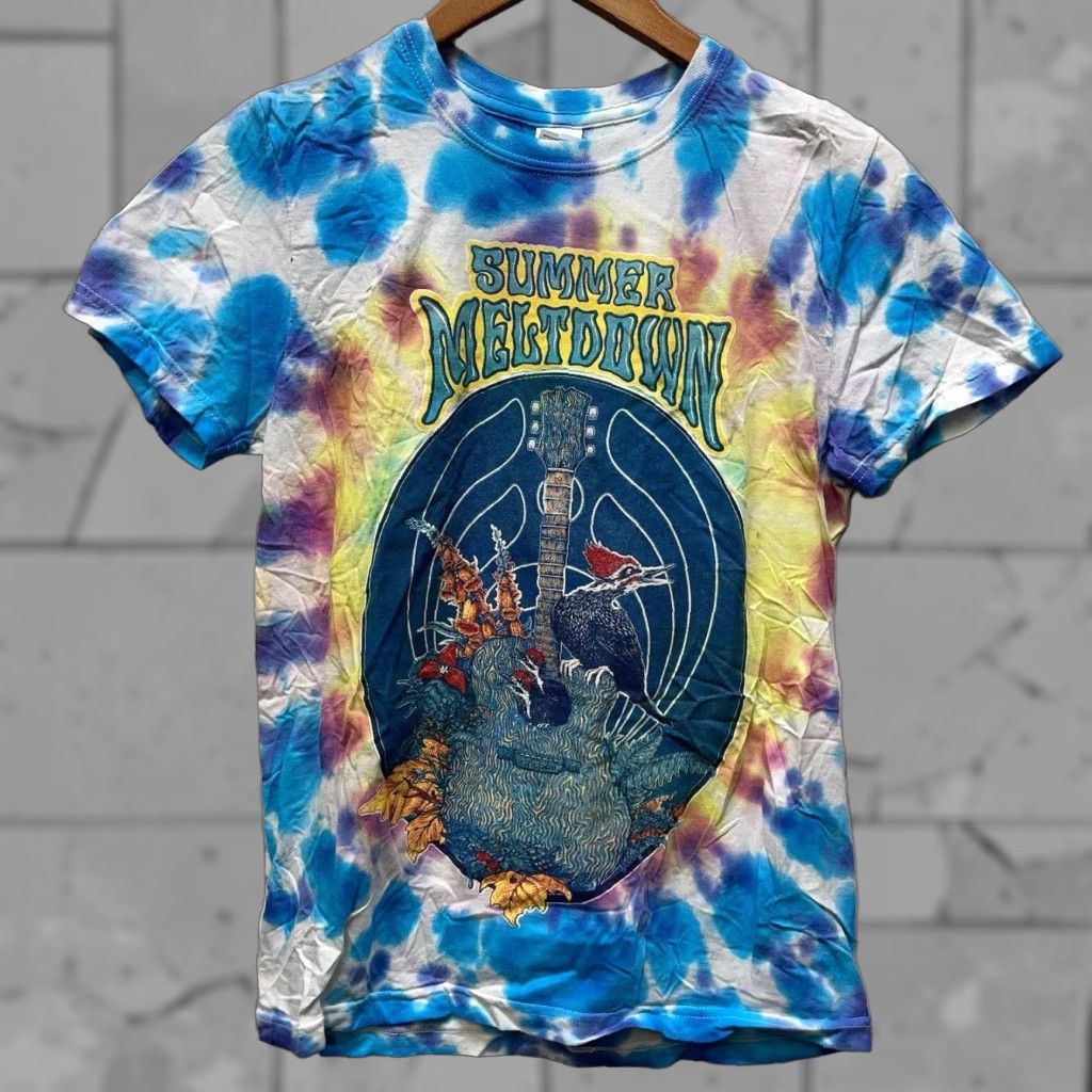 Gildan Concert Graphic Tie-Dye Gildan Cotton T-Shirt Mens Small Multicolor Summer Size US S / EU 44-46 / 1 - 1 Thumbnail