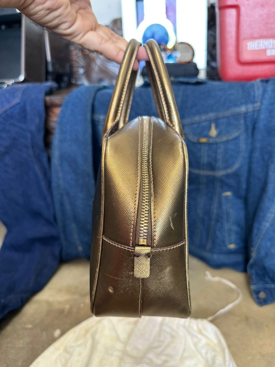 Prada Prada Bauletto Handbag Size ONE SIZE - 4 Thumbnail