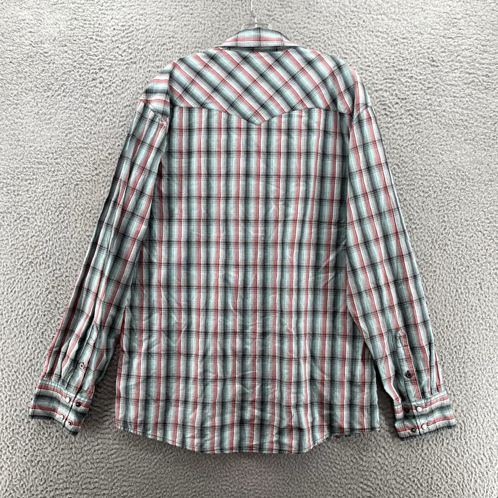 Vintage Cinch Western Shirt Men's Large Red Pearl Snap Cowboy Outdoor Rod Workwear Shirt Size US L / EU 52-54 / 3 - 5 Thumbnail