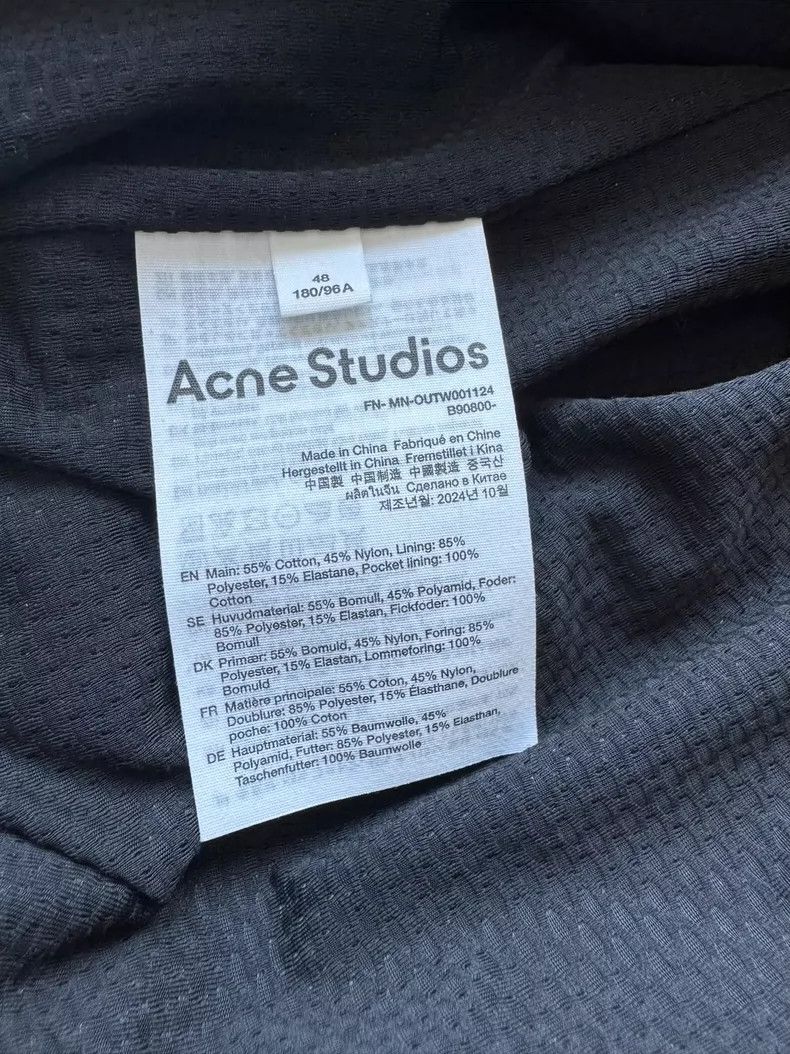 Acne Studios acne studios Black jacket coat 2504-Nextarrow Size US M / EU 48-50 / 2 - 4 Thumbnail