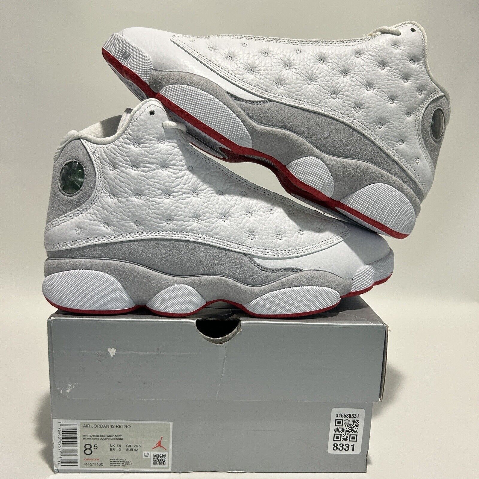 Nike Nike Shoes Air Jordan 13 Retro "Wolf Grey" 2024 Size US 8.5 / EU 41-42 - 1 Thumbnail