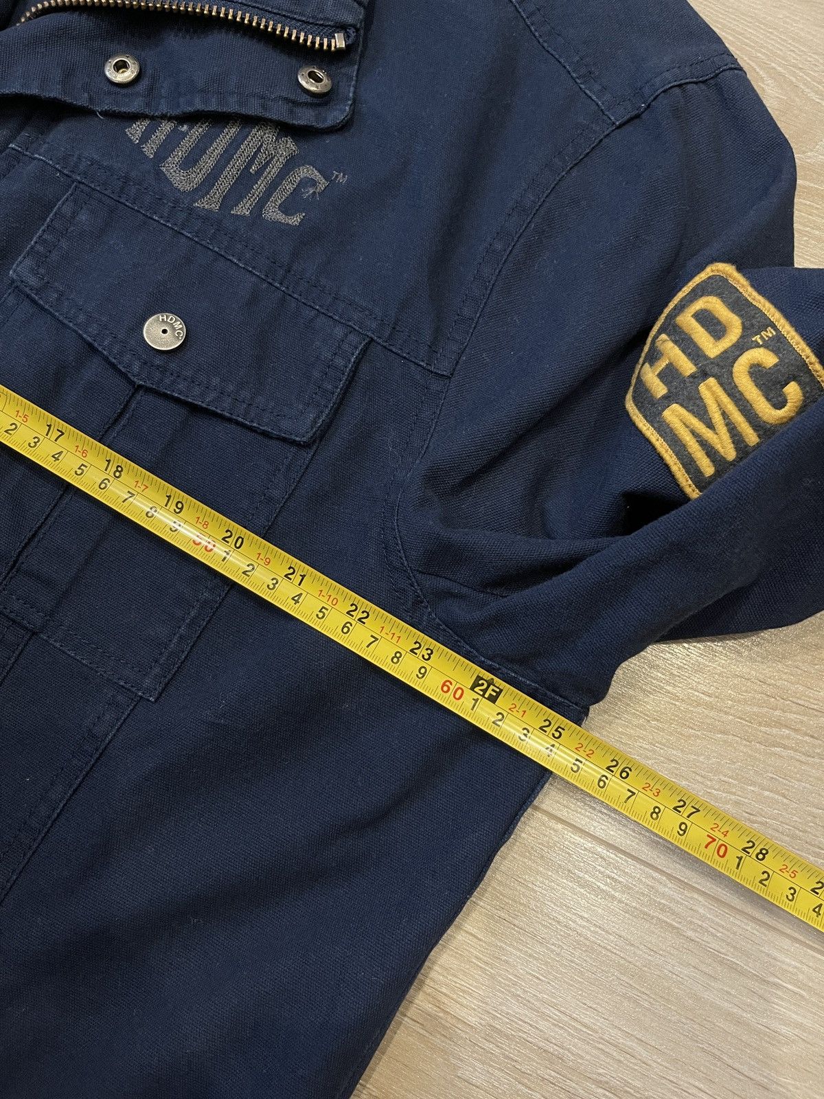 Harley Davidson Harley-Davidson "HDMC" Washed Canvas Casual Jacket XL blue Size US XL / EU 56 / 4 - 14 Thumbnail
