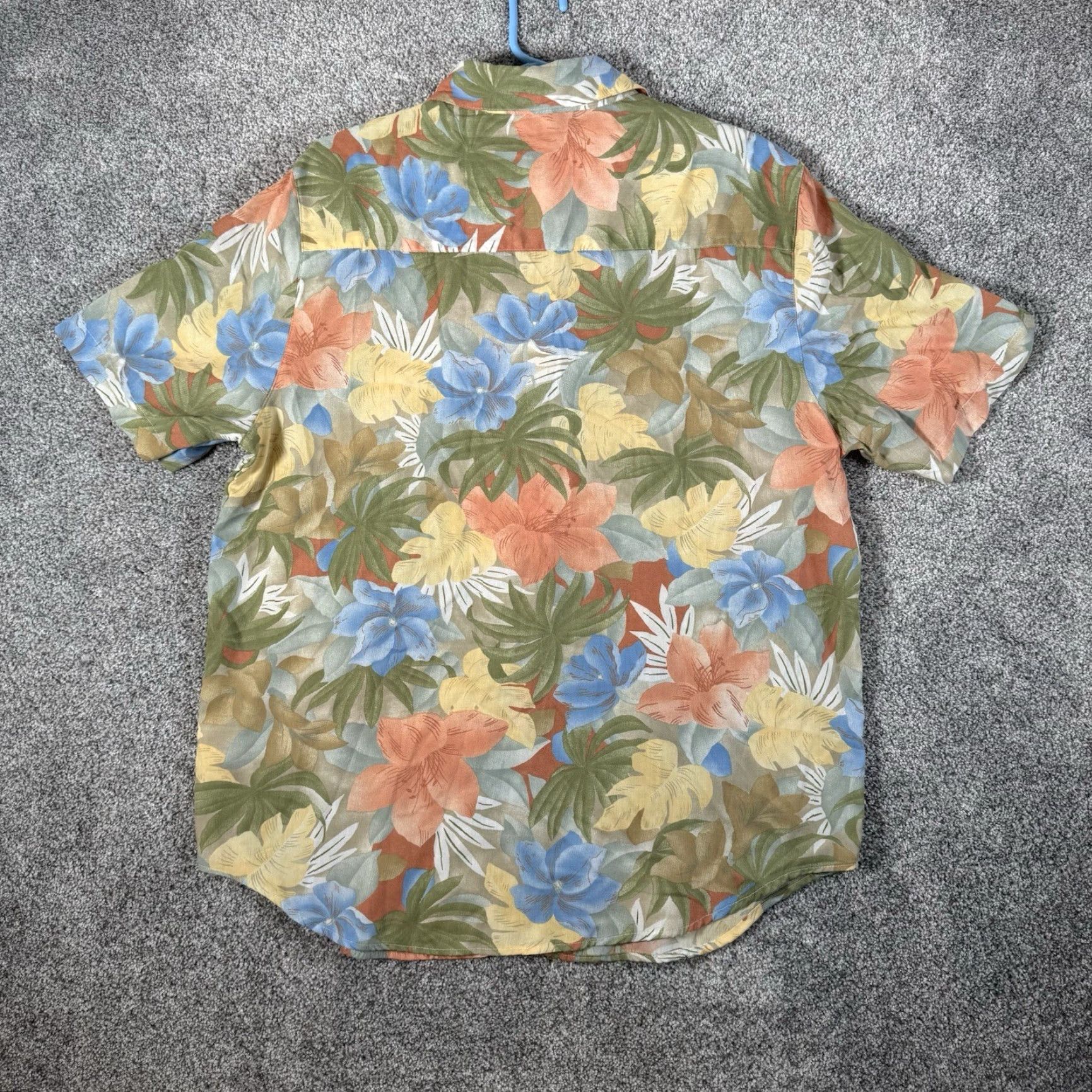 Vintage VINTAGE Alfred Dunner Tunic Button-Up Shirt 18 Tropical Island Floral Teacher Office Casual Womens Size XXL / US 16-18 / IT 52-54 - 7 Thumbnail