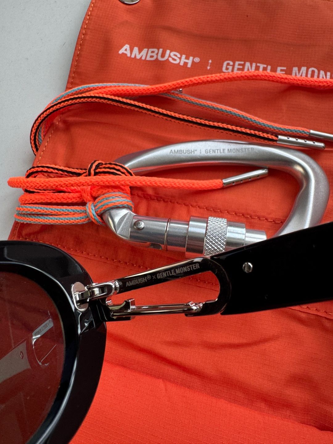 Ambush Design × Gentle Monster Gentle Monster x AMBUSH Carabiner 2 01 Sunglasses Size ONE SIZE - 8 Thumbnail