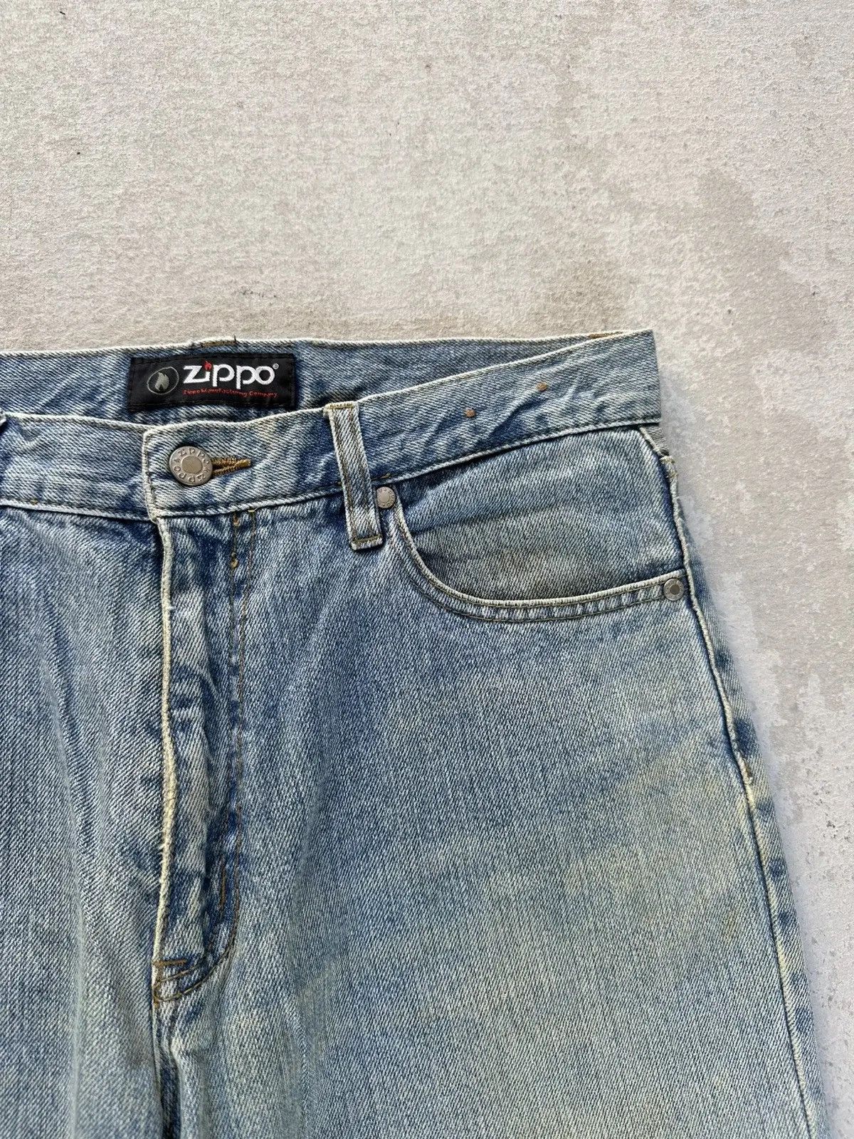 Zippo OFFERS ACCEPT 🩸 ZIPPO Jeans Light Washed Denim Pants W31 Size US 31 - 4 Thumbnail
