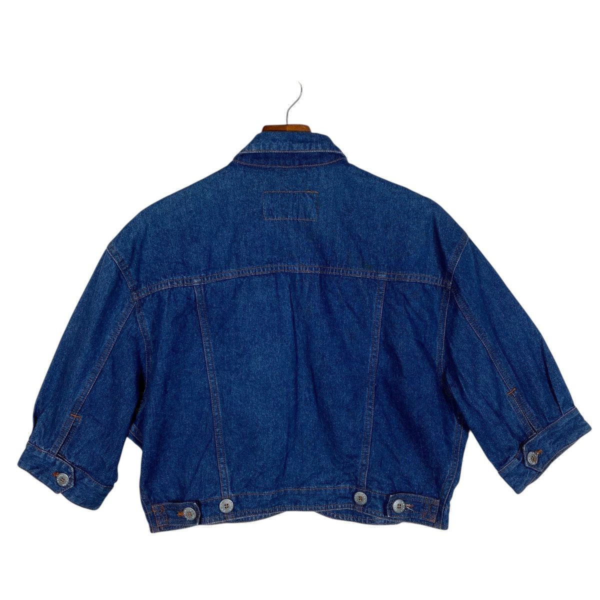Krizia Vintage Krizia Jeans Embroidered Flowers Button Jacket Size S / US 4 / IT 40 - 13 Thumbnail