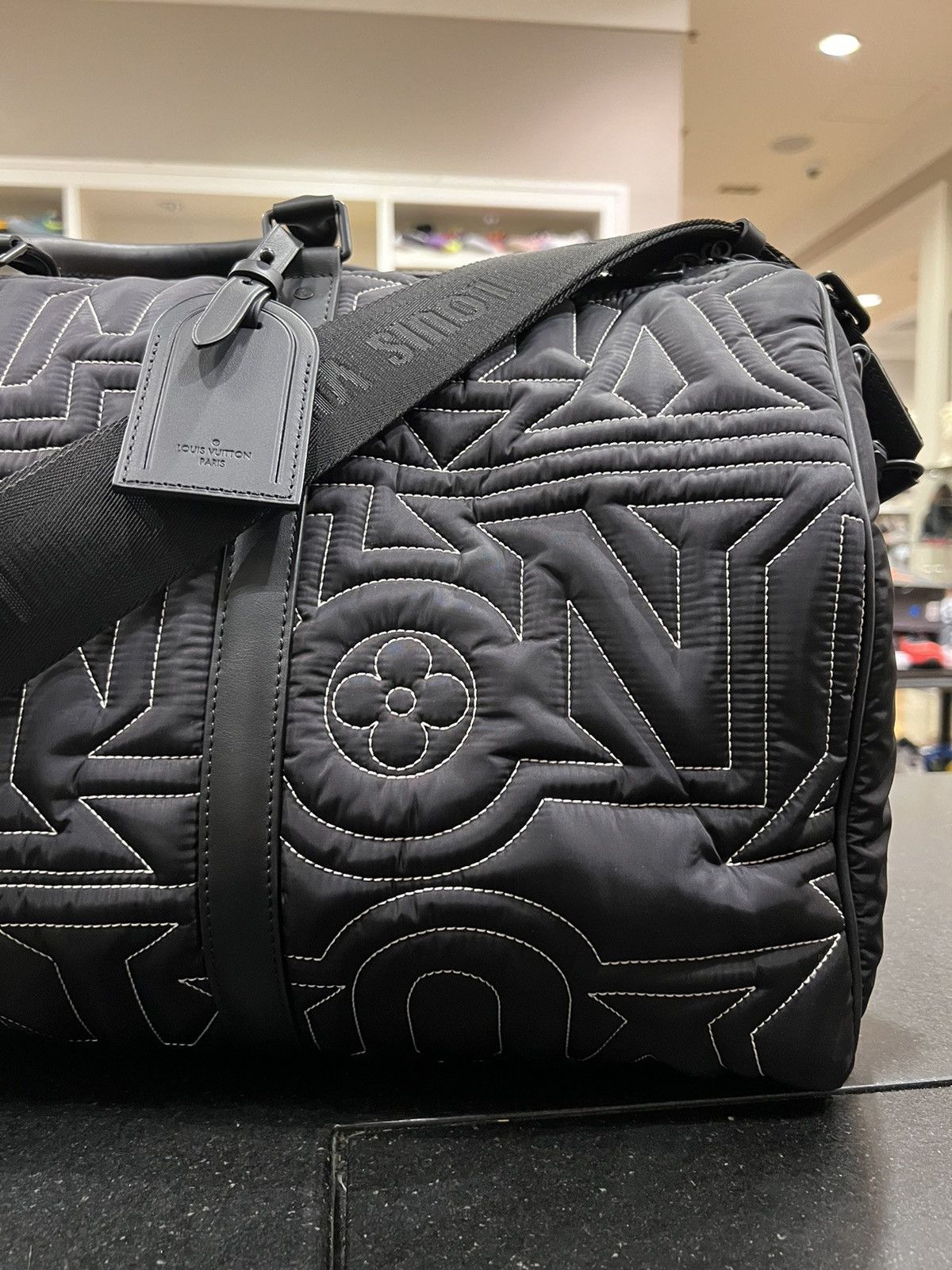 Louis Vuitton Louis Vuitton Nylon Embroidered Keepall Snow Capsule Duffle Size ONE SIZE - 2 Thumbnail