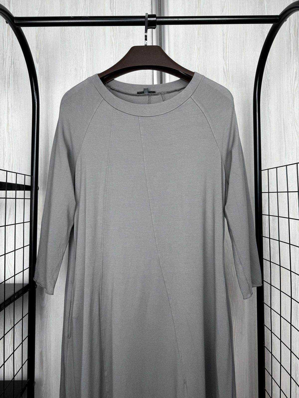OSKA OSKA Grey Viscose Comfort Fit midi dress avant garde sz 3 Size L / US 10 / IT 46 - 3 Thumbnail