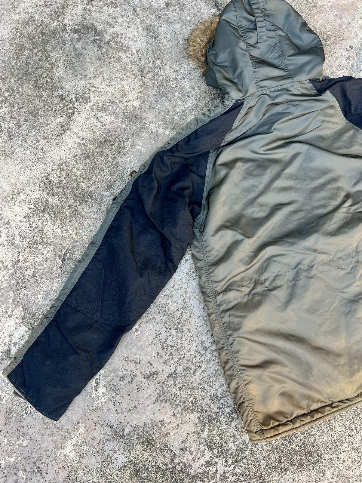 Alpha Industries × Vintage VINTAGE ALPHA INDUSTRIES N3B FAUX FUR HOODIE JACKET Size US L / EU 52-54 / 3 - 22 Thumbnail
