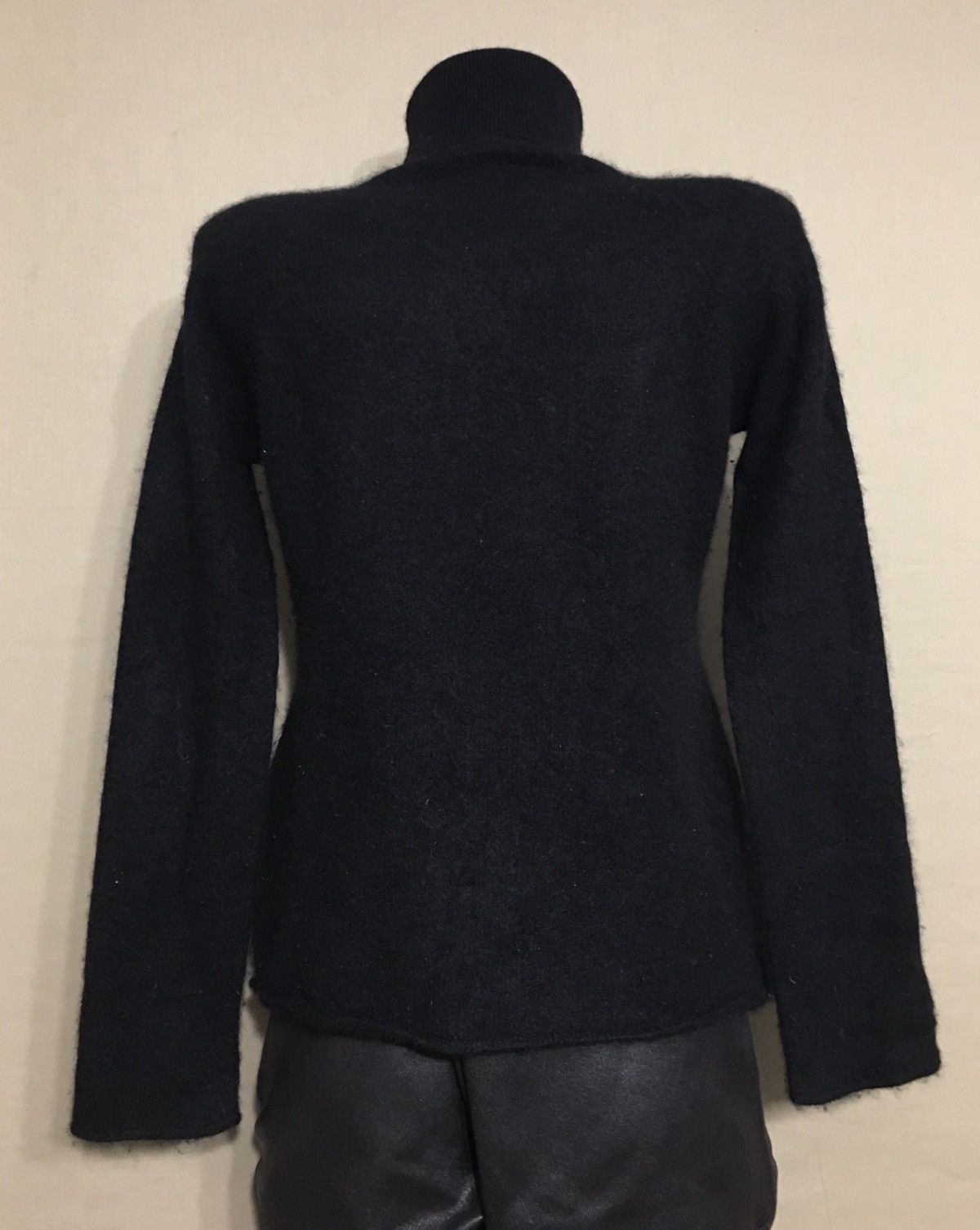 Fedeli FEDELI Cashmere Black Jumper Sweater Size EU 44 Size M / US 6-8 / IT 42-44 - 4 Thumbnail