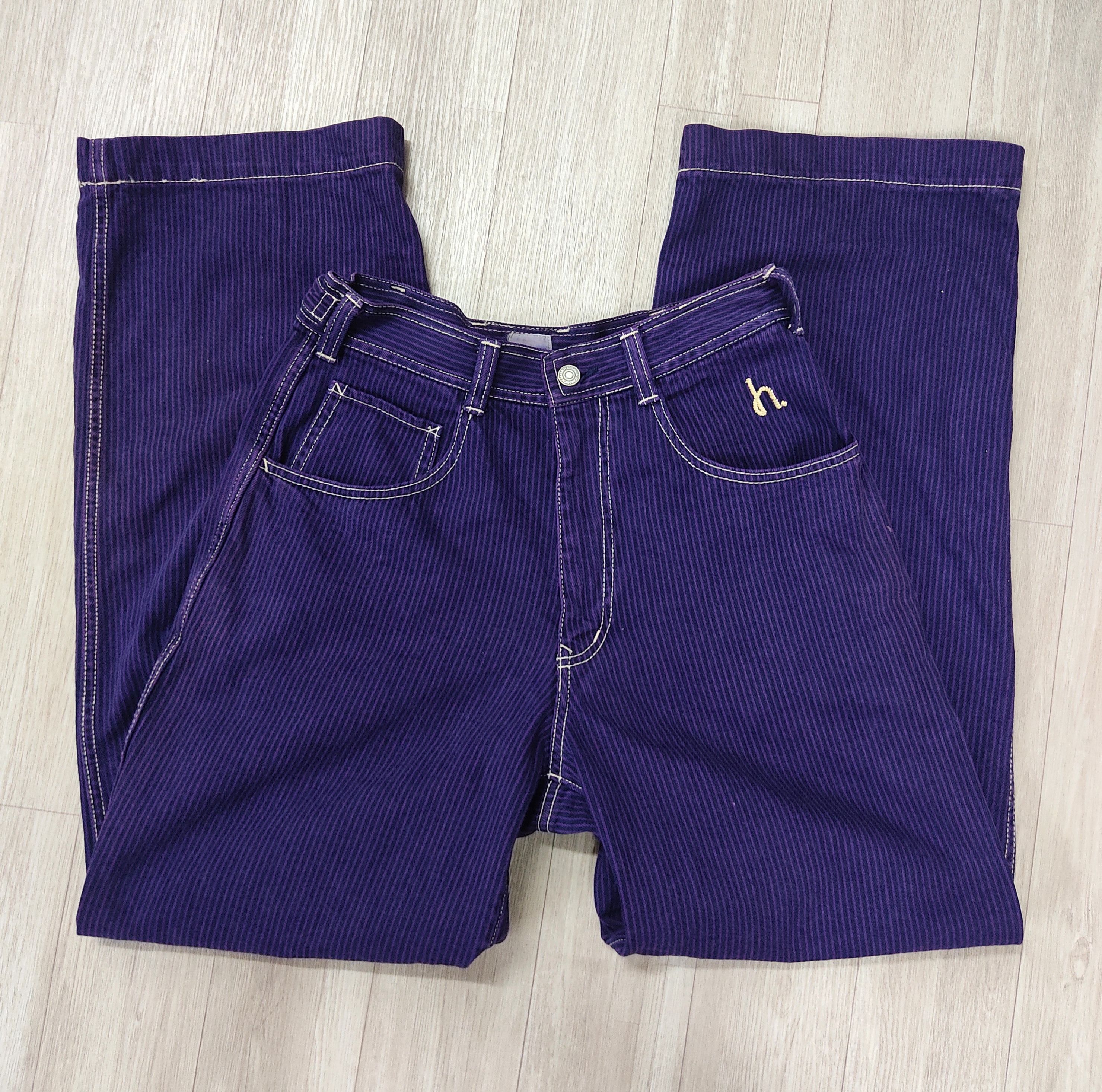 Angel Blue HIROMICHI NAKANO Carpenter Barrel Wide Leg Pants Size US 30 / EU 46 - 9 Thumbnail