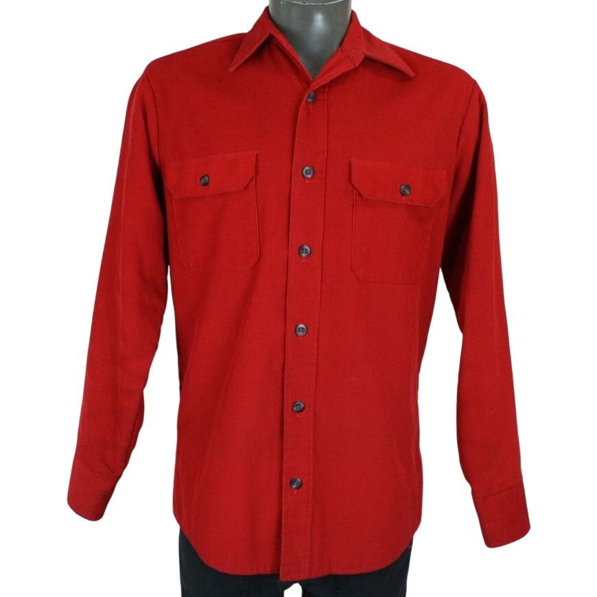 Sears × Vintage Vintage Sears Corduroy Quilted Lined Button Up Shirt Jacket Size US M / EU 48-50 / 2 - 1 Thumbnail