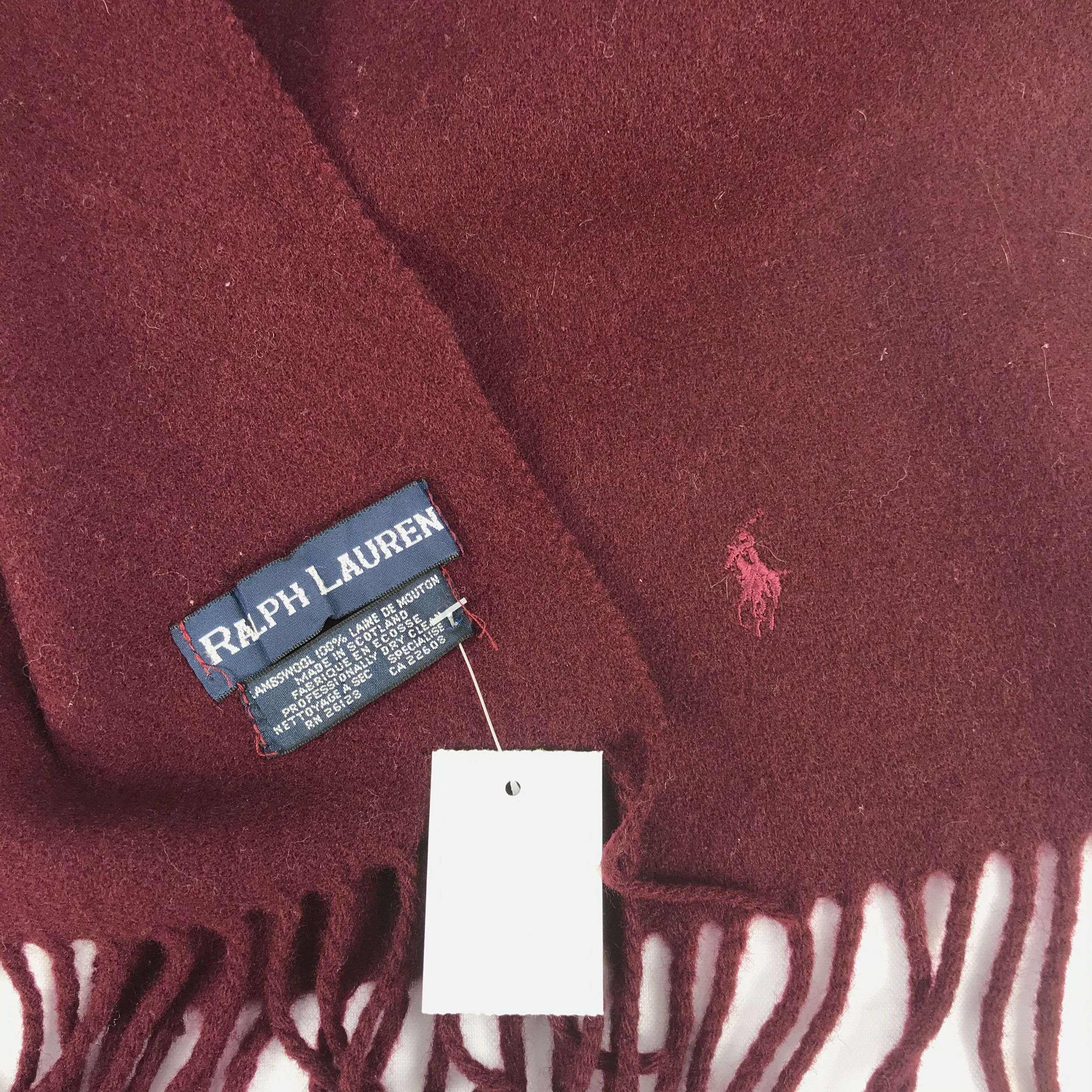 Ralph Lauren Vintage Ralph Lauren Scarf Muffler Wool Cashmere Scarves Size ONE SIZE - 4 Thumbnail