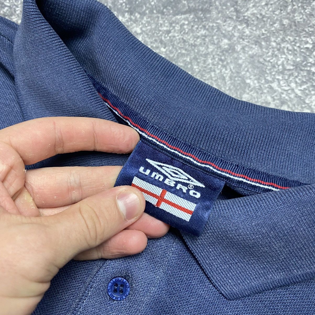 Umbro Vintage Umbro FC England 2000 Small logo rare polo Size US L / EU 52-54 / 3 - 7 Thumbnail