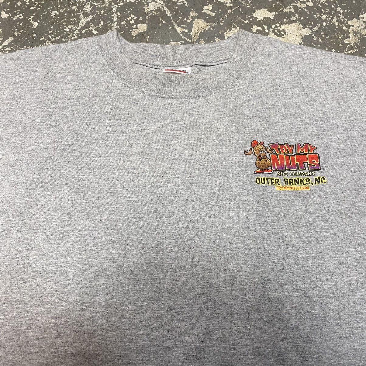 Japanese Brand × Vintage Vintage Try My Nuts Nuts Company Funny Parody Tshirt Size US L / EU 52-54 / 3 - 7 Thumbnail