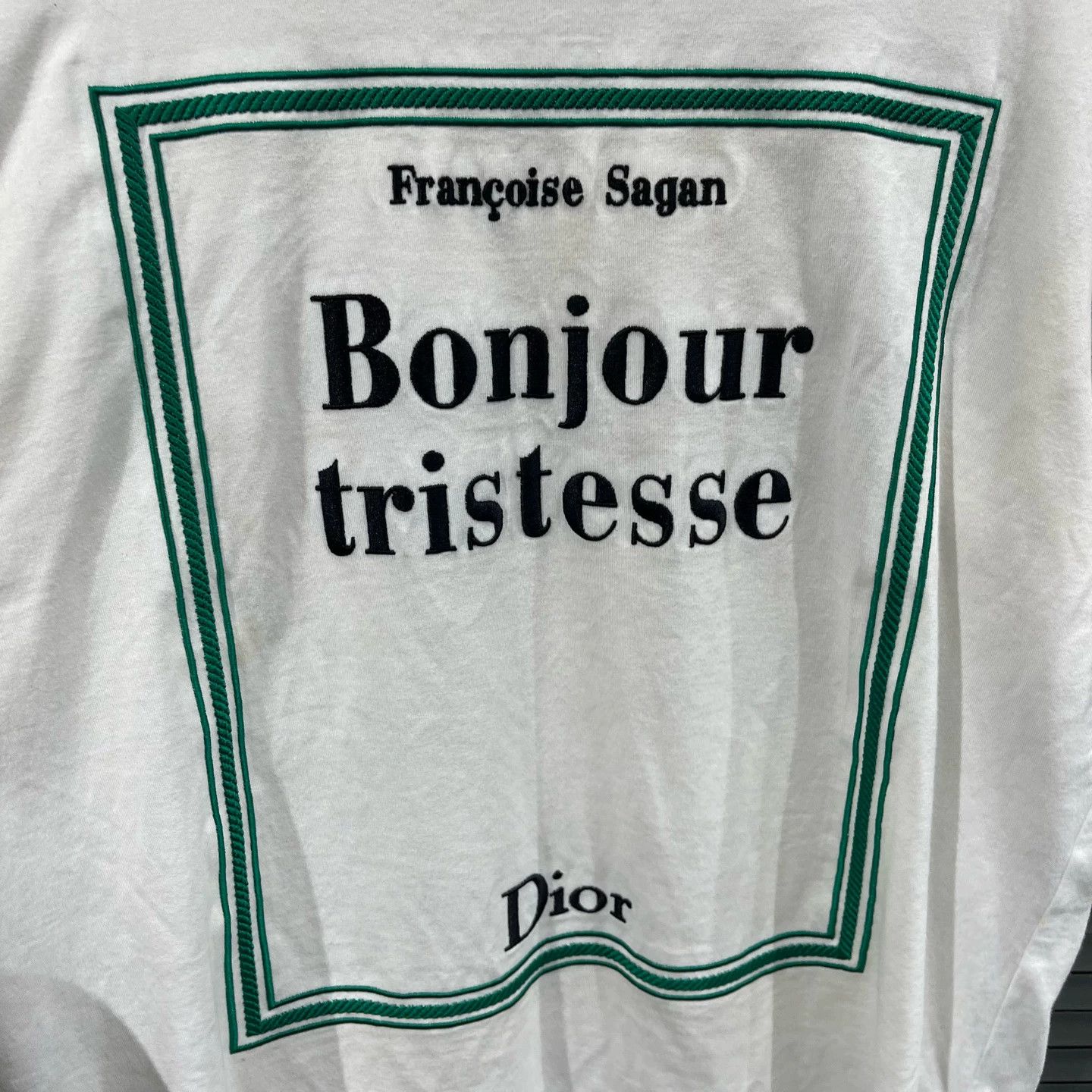 Dior Dior Book 26 Cover Slogan embroidered short sleeve M Size US M / EU 48-50 / 2 - 4 Thumbnail