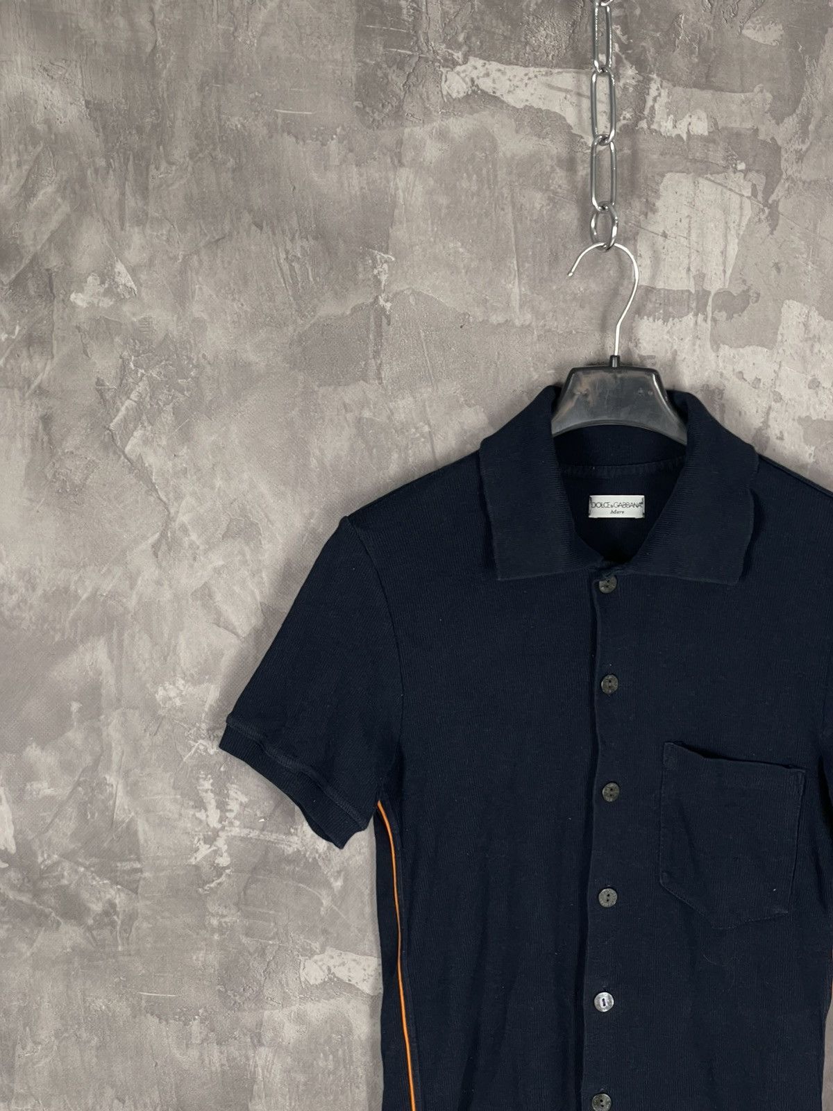 Dolce & Gabbana Avant Garde Button Up Luxury D&G Dolce & Gabbana Polo Tee Size S / US 4 / IT 40 - 3 Thumbnail