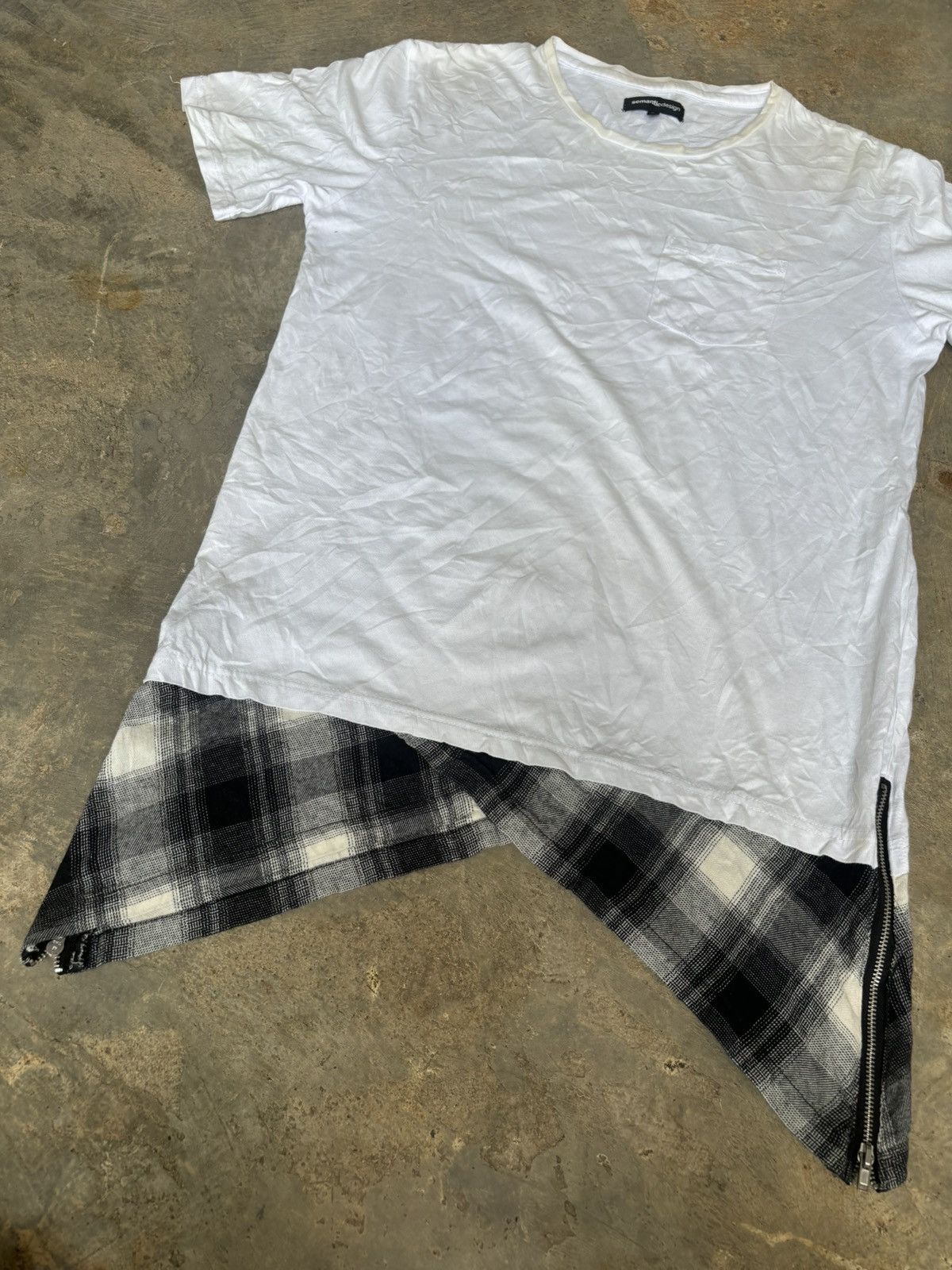 Hysteric Glamour × Japanese Brand × semanticdesign Y2k Semannticdesign Pocket Zipper Tshirt Size US L / EU 52-54 / 3 - 2 Thumbnail
