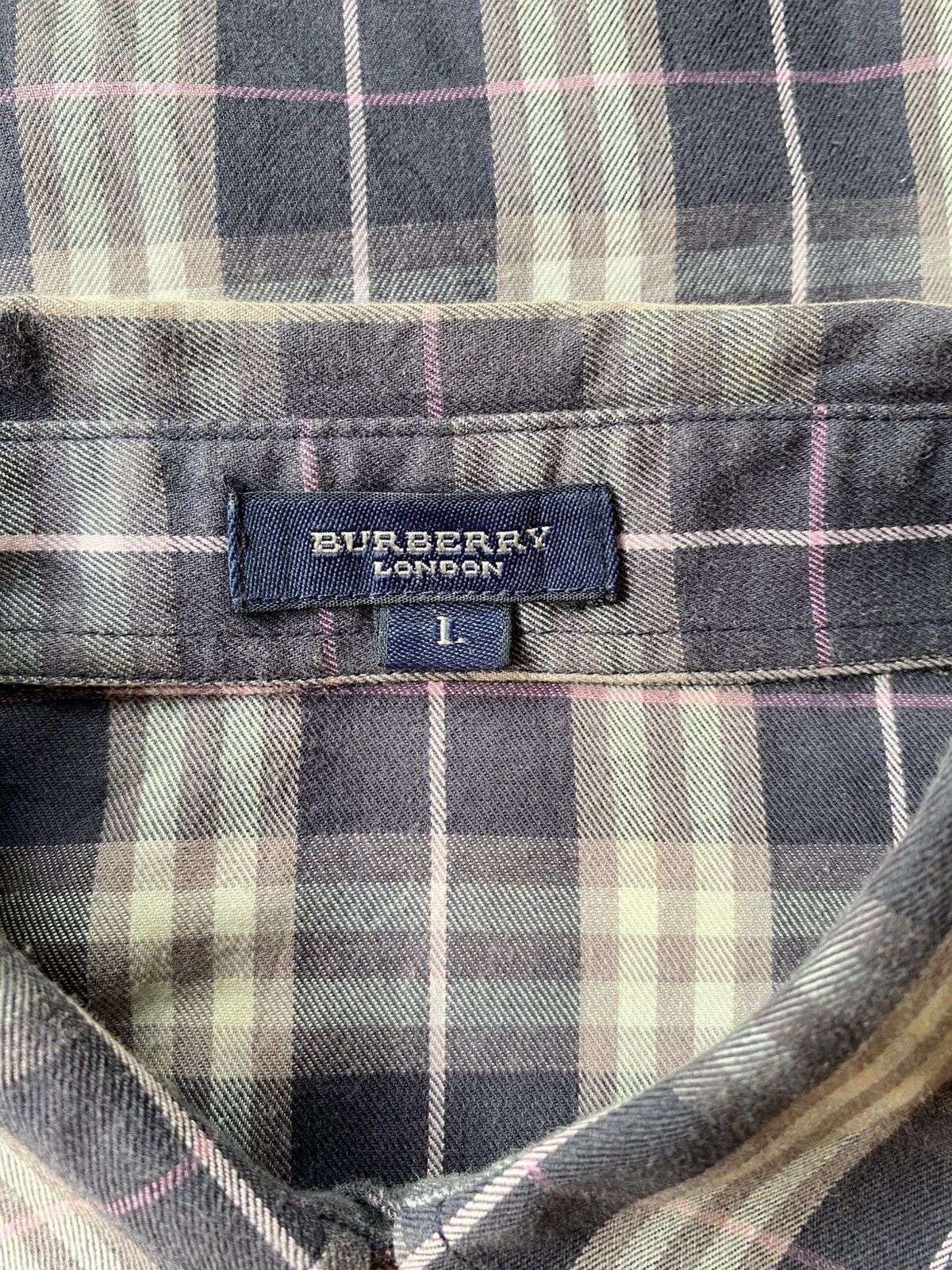 Burberry BURBERRY nova check shirt Size L / US 10 / IT 46 - 3 Thumbnail