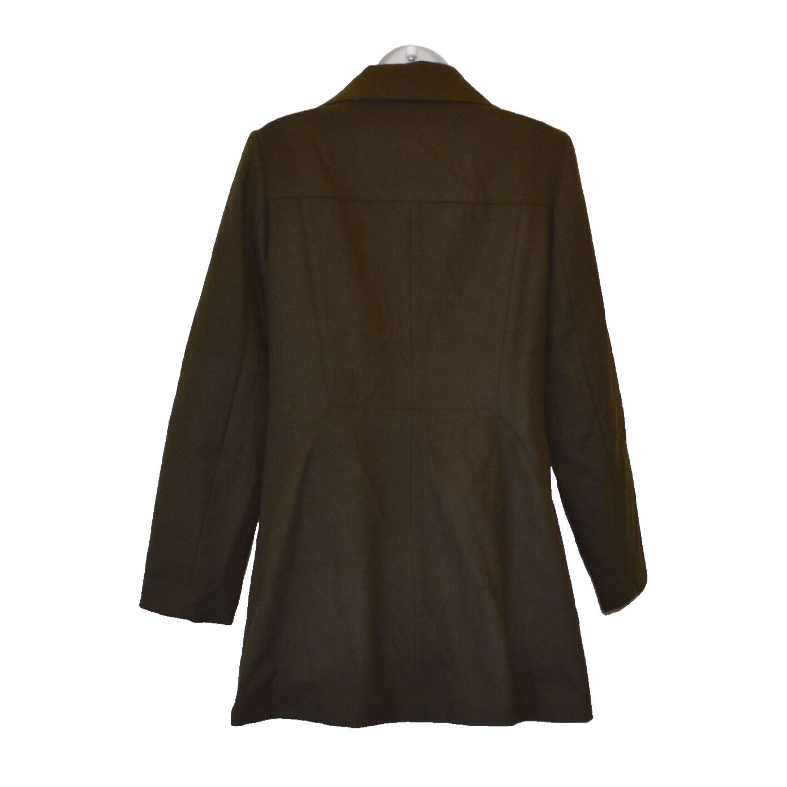 French Connection NWT FRENCH CONNECTION 0G4 Military Green Asym Wool Coat Sz M Size M / US 6-8 / IT 42-44 - 4 Thumbnail