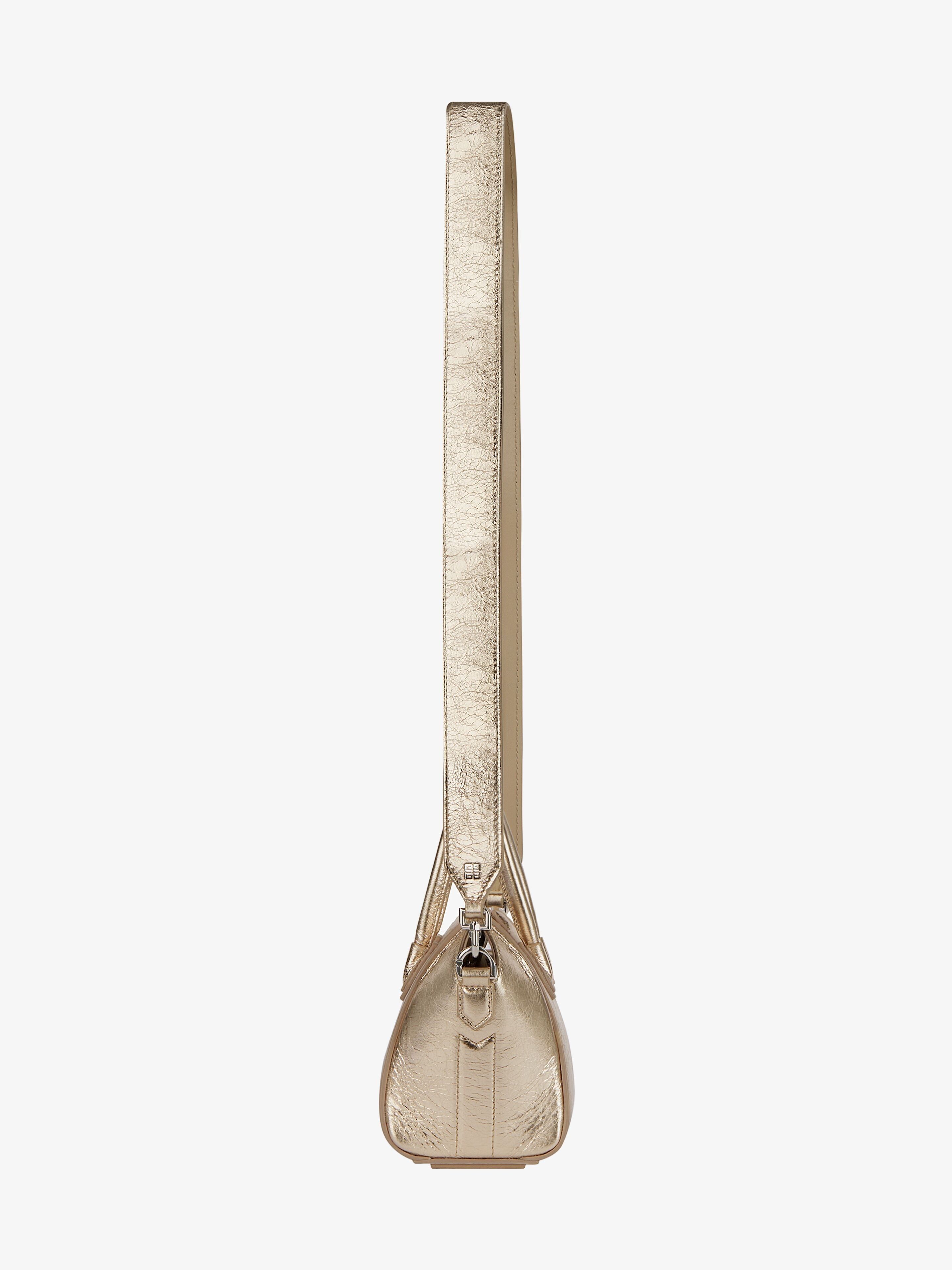 Givenchy o1srvl11e0325 Size: OS / Antigona Toy Bag in Metallic Beige Size ONE SIZE - 3 Thumbnail