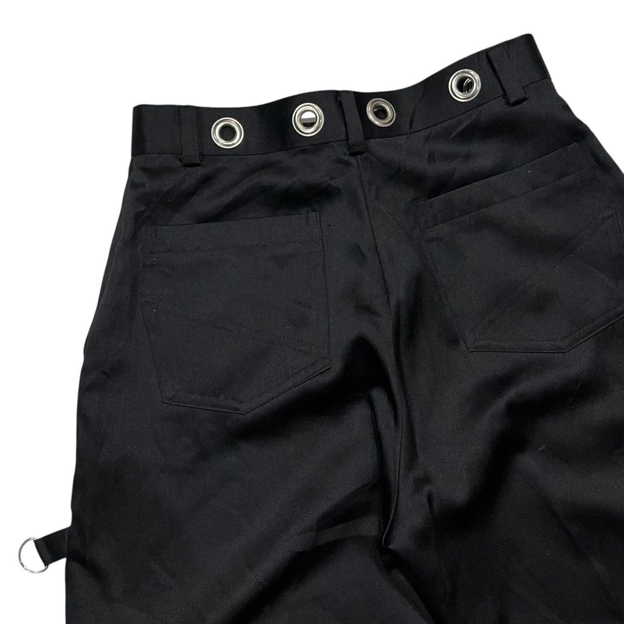Japanese Brand Studded Bondage Punk Pants Size US 27 - 4 Thumbnail