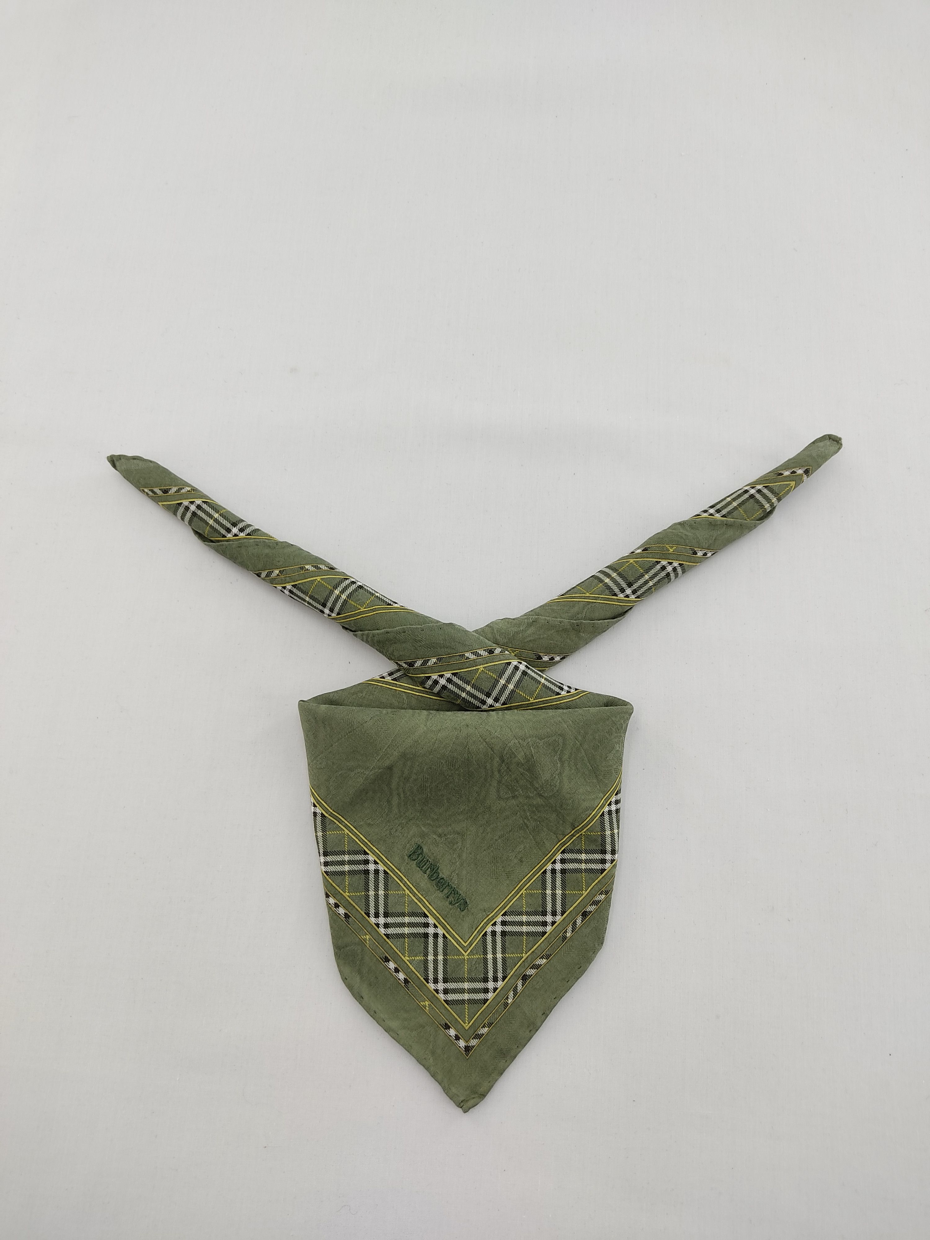 Burberry × Vintage Vintage Burberry Handkerchief / Neckwear / Bandana Size ONE SIZE - 1 Thumbnail