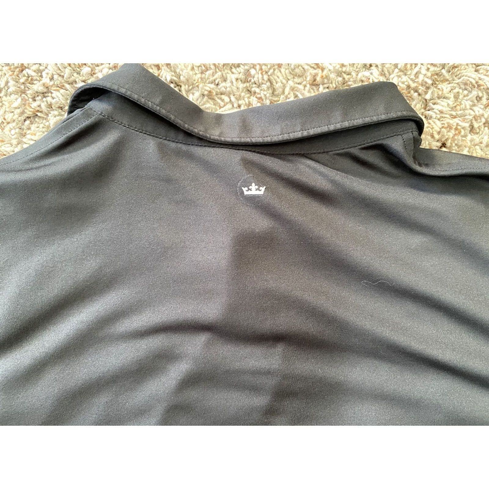 Peter Millar Peter Millar Crown Crafted Short Sleeve Women’s M Black Polo Shirt Womens M Black Size 32" / US 10 / IT 46 - 5 Thumbnail