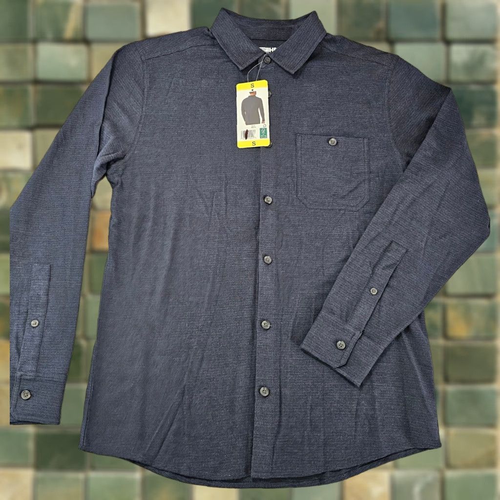 Vintage 32 Degrees Flannel Shirt Mens Small Blue Cotton Blend Lightweight Soft Stretch Shirt Size US S / EU 44-46 / 1 - 1 Thumbnail