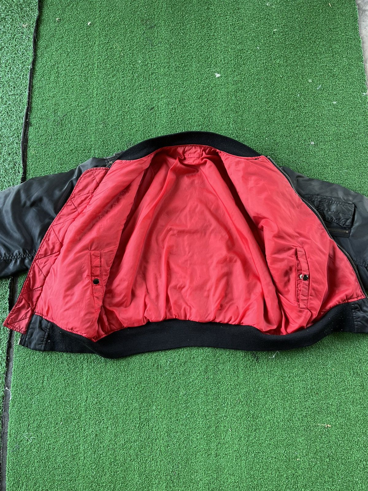 Naval Clothing Factory 🔥RARE Vintage Naval Air Force Embroidery Bomber Jacket Size US L / EU 52-54 / 3 - 9 Thumbnail