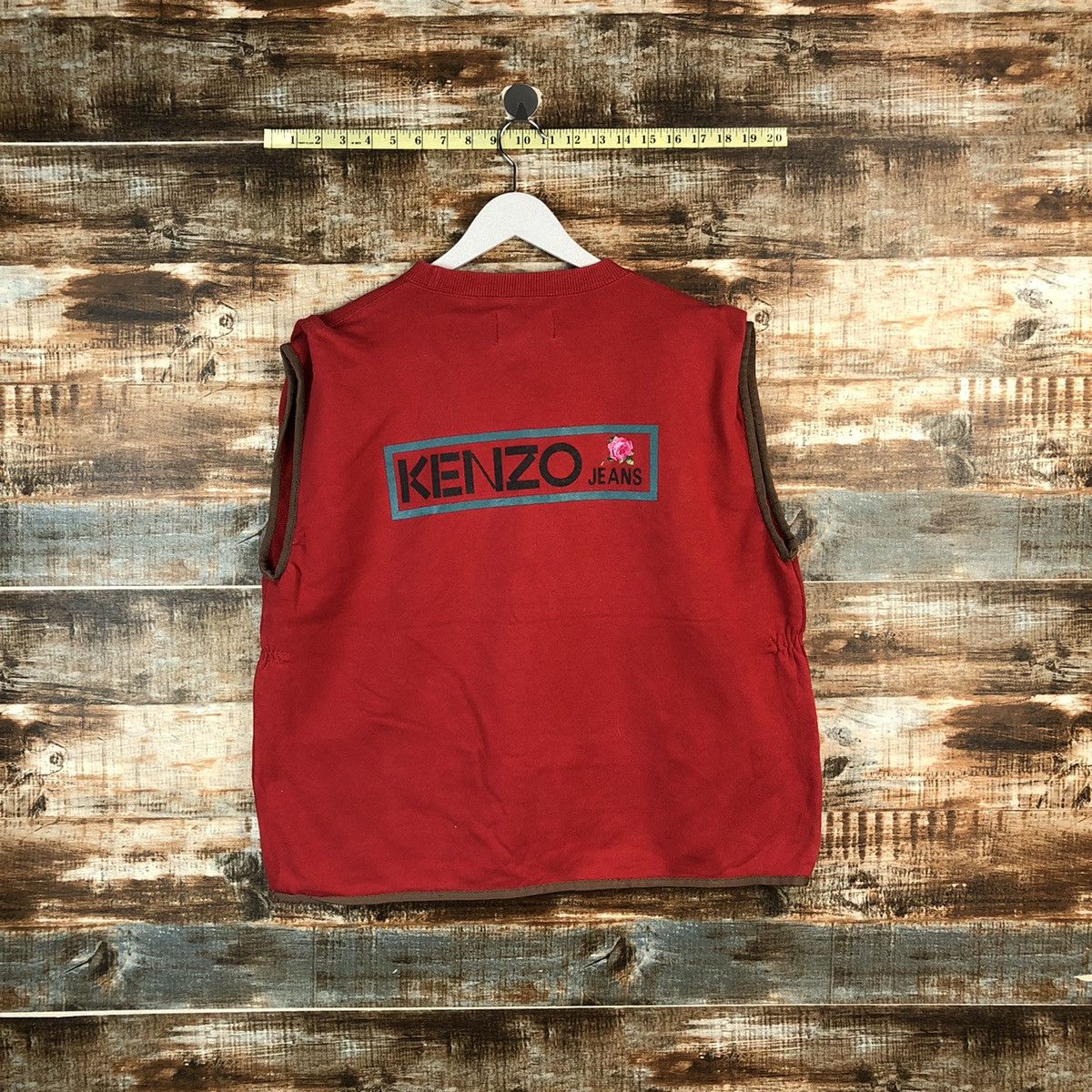 Kenzo D Kenzo vintage japan Red Vest #A2593 Size US L / EU 52-54 / 3 - 1 Thumbnail