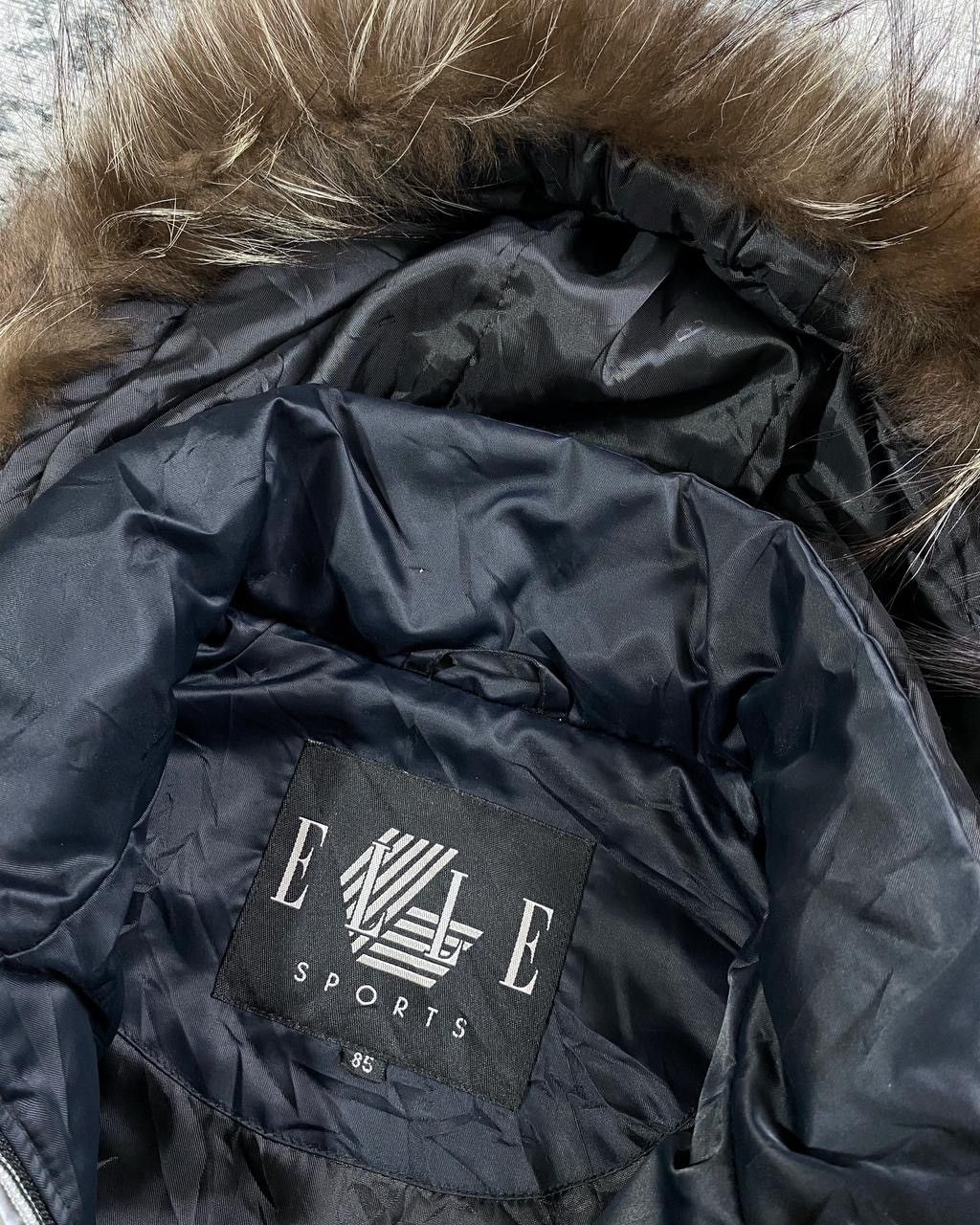 Japanese Brand 2000s Elle Quilted Reflective Fur Hodded y2k Lgb Ifsix Size US M / EU 48-50 / 2 - 6 Thumbnail