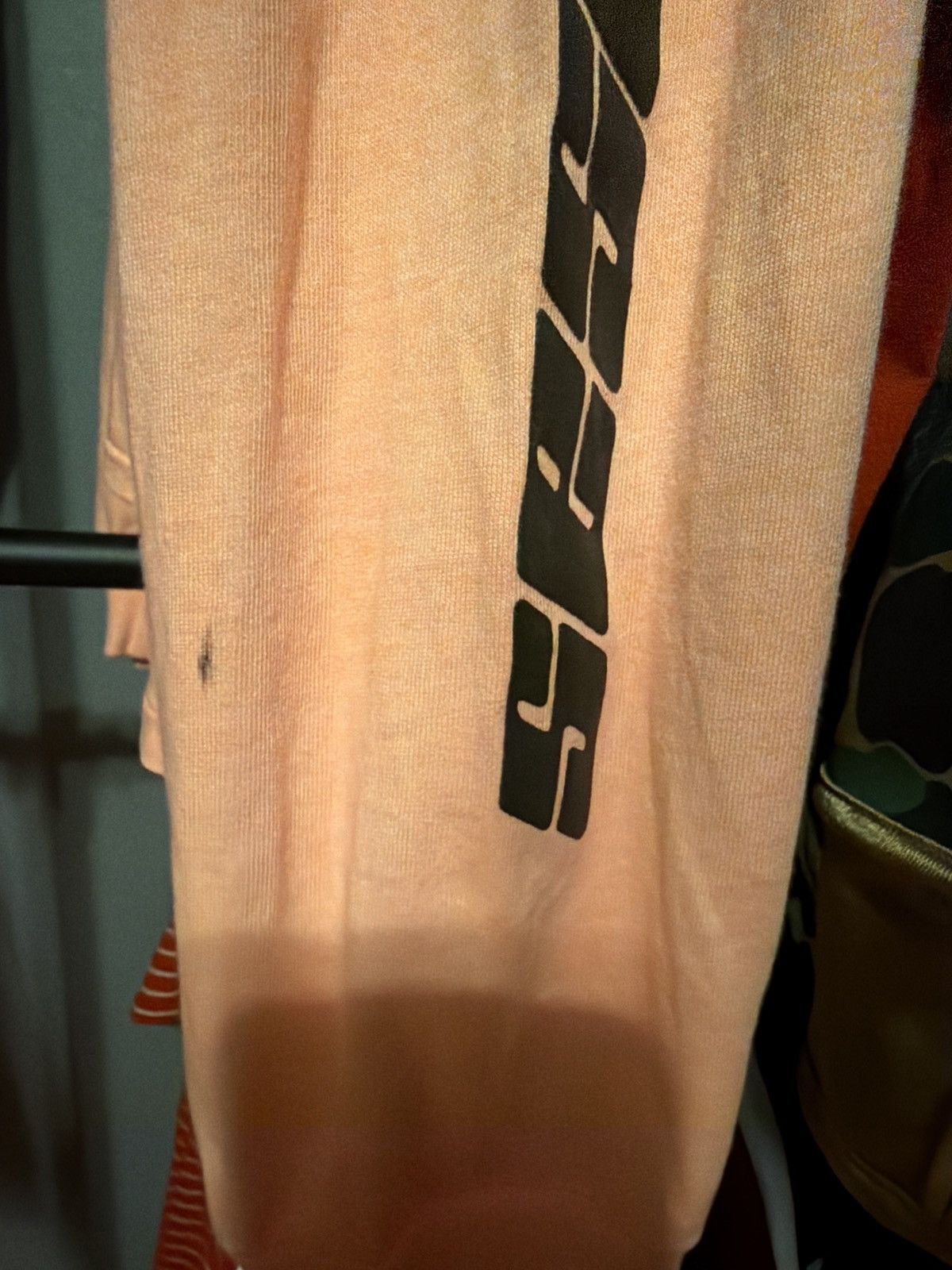 Kanye West Calabasas YZY Neon Orange Long-Sleeve Tee Shirt Size US L / EU 52-54 / 3 - 4 Thumbnail