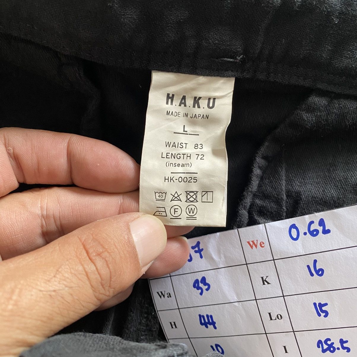 If Six Was Nine × Japanese Brand Japanese Brand Haku Jeans w33 Size US 33 - 10 Thumbnail