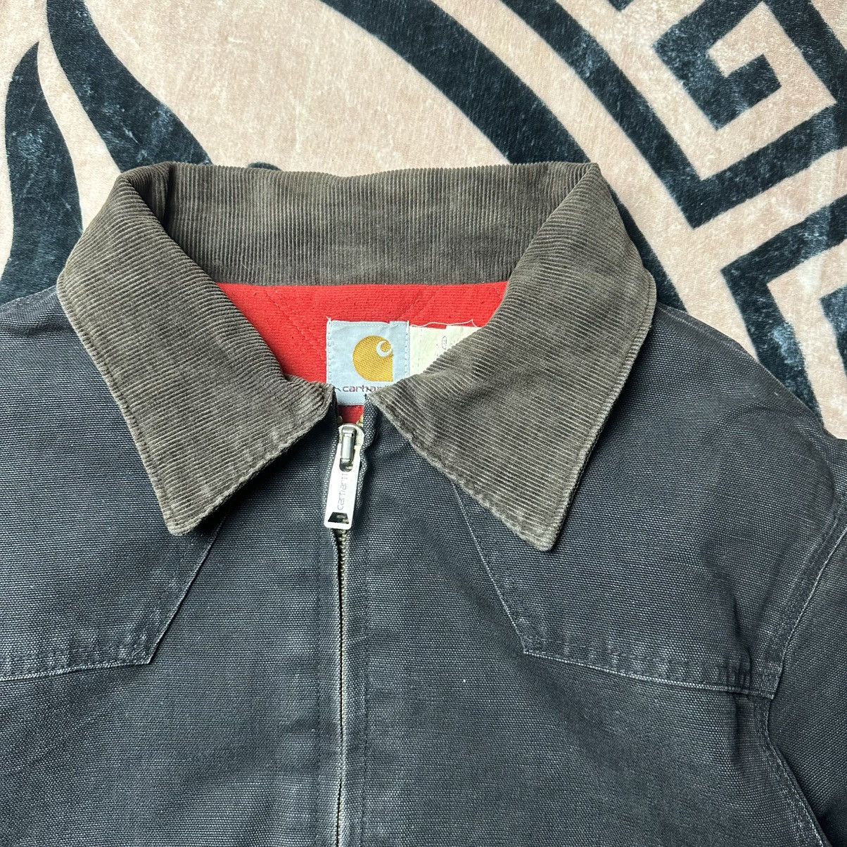 Carhartt Vintage Black Carhartt Corduroy Collar Jacket Size US L / EU 52-54 / 3 - 5 Thumbnail