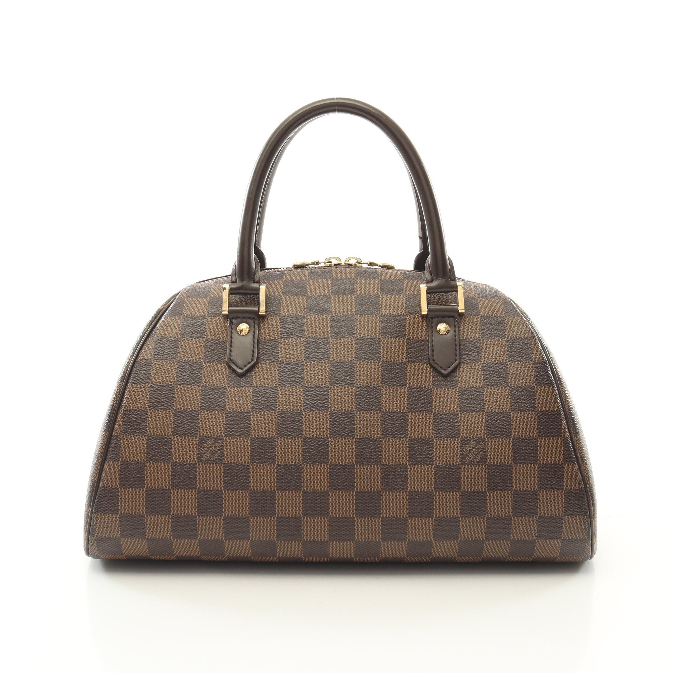 Louis Vuitton Louis Vuitton Rivera Mm Damier Ebene Handbag Leather Brown Size ONE SIZE - 1 Thumbnail
