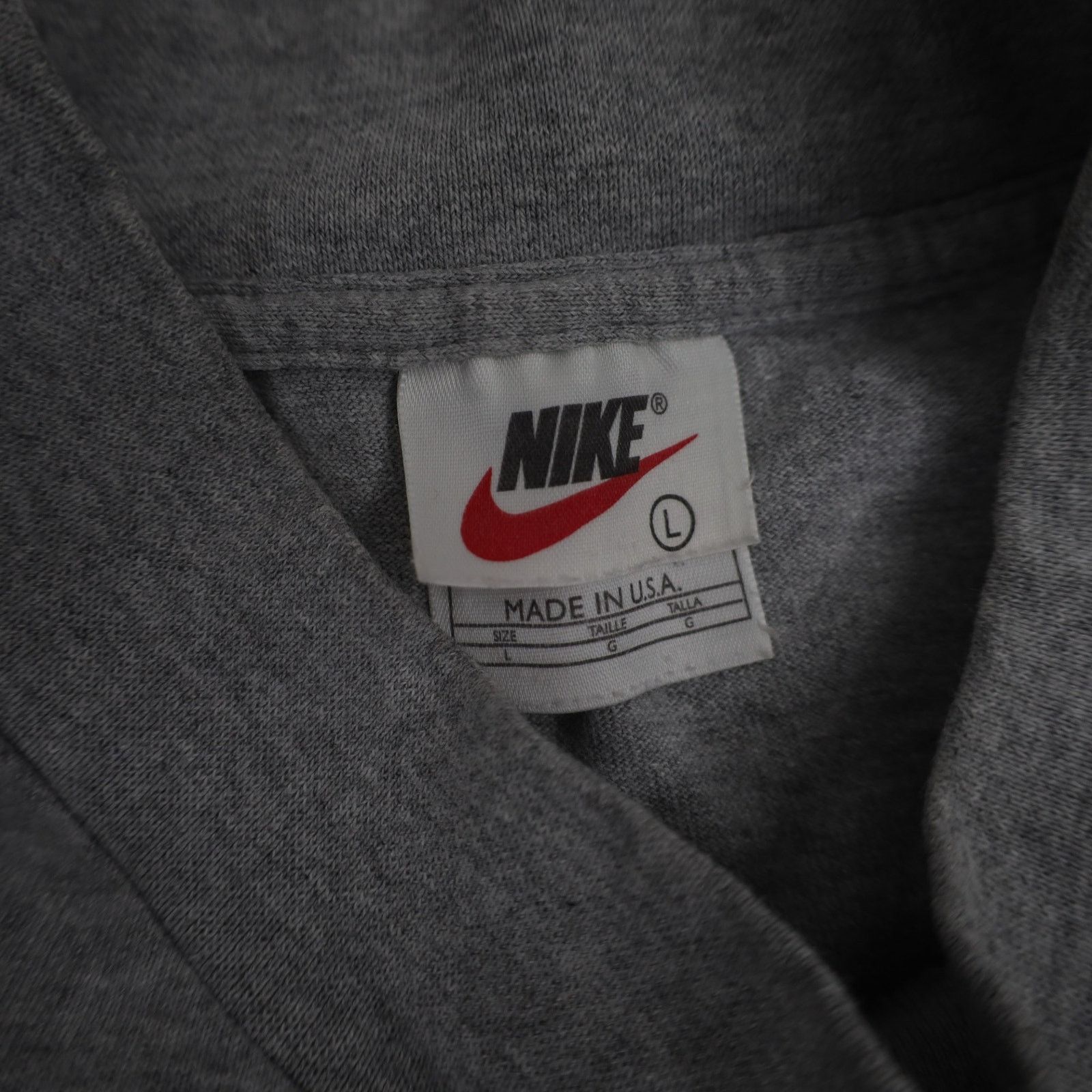 Nike × Vintage Vintage Nike Mini Swoosh Moc Neck Long Sleeve T Shirt Size US L / EU 52-54 / 3 - 4 Thumbnail