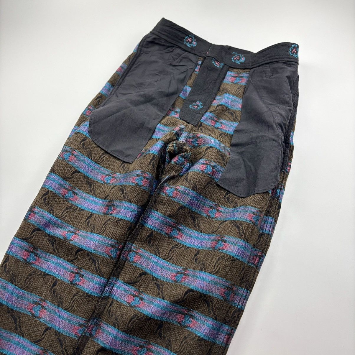Comme des Garcons Comme des Garçons Embroidered Motif Trousers Size 29" - 5 Thumbnail