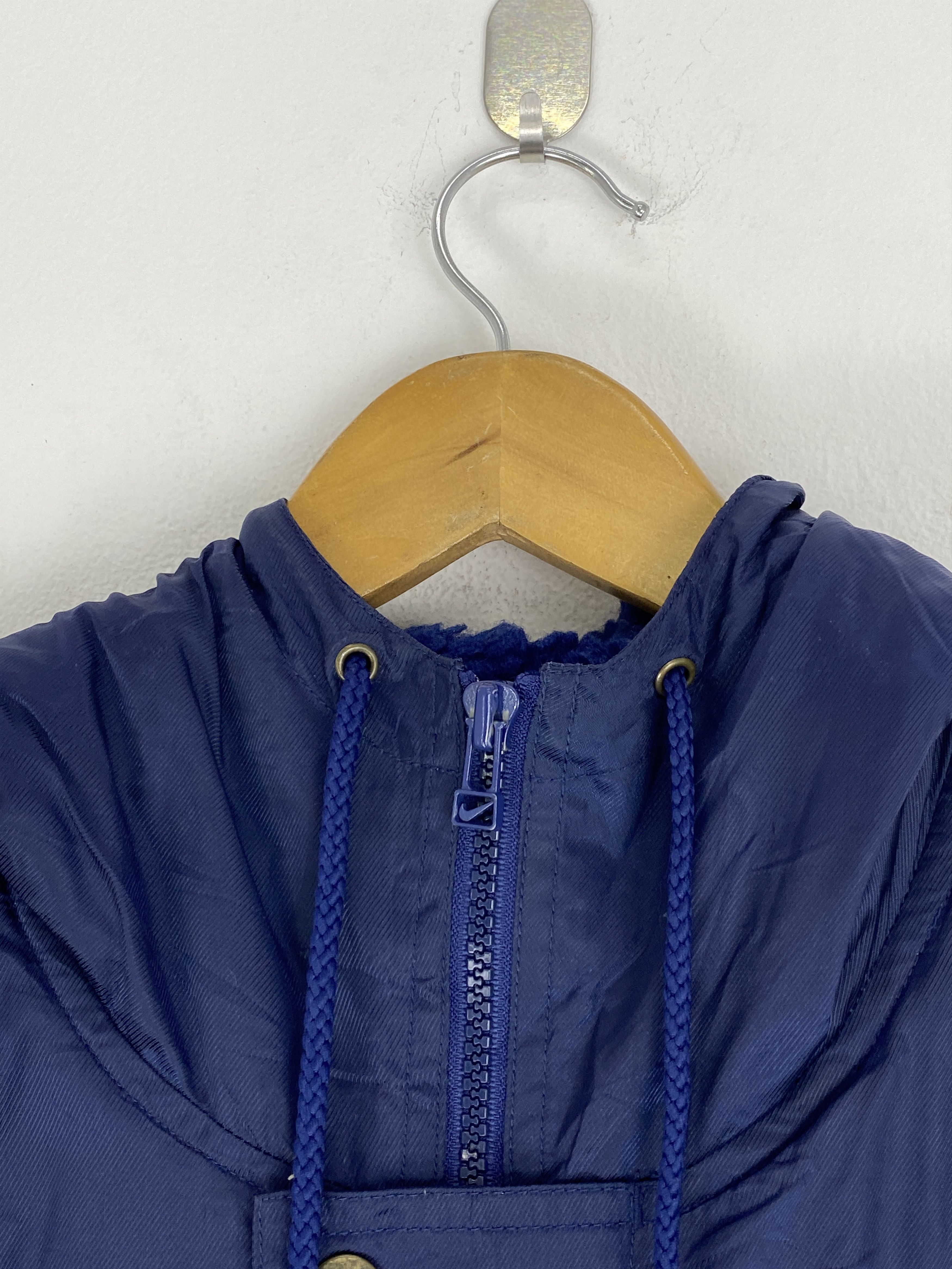 Nike Vintage 90s Nike Big Logo Embroidered Sherpa Jacket J1955 Size US M / EU 48-50 / 2 - 7 Thumbnail