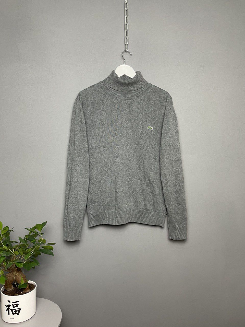 Pre-owned Lacoste X Vintage Lacoste Golf Sweater In Grey