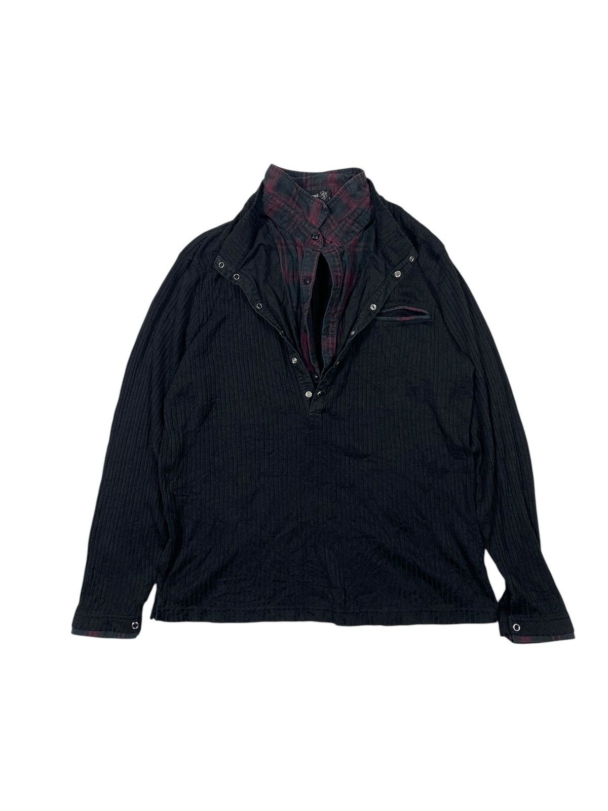 Japanese Brand 2000s Shumel Double Layered Shirt lgb i6was9 Style Size US L / EU 52-54 / 3 - 1 Thumbnail